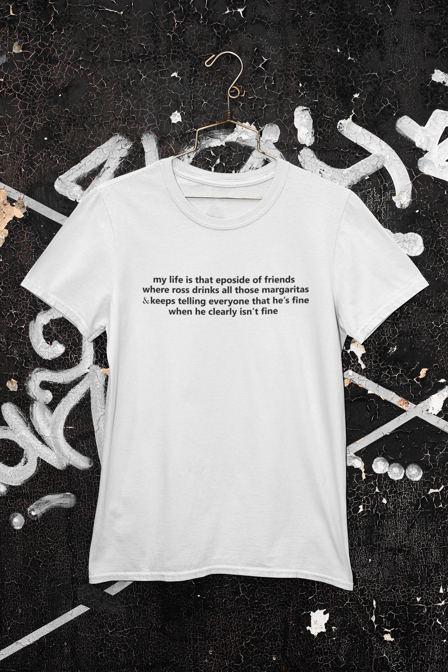 My Life Is That Eposide of Friends Women Half Sleeves T-shirt- FunkyTeesClub