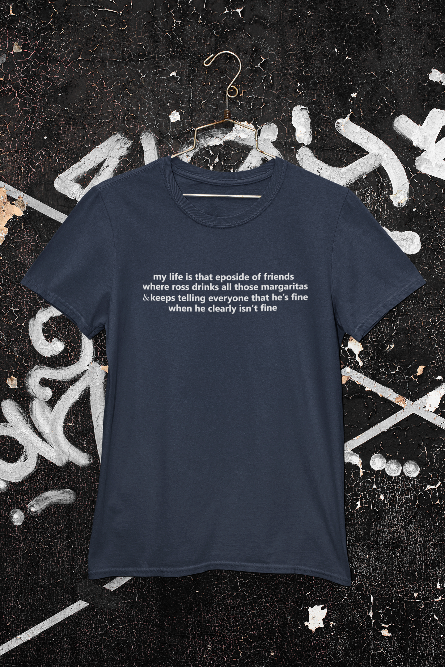 My Life Is That Eposide of Friends Women Half Sleeves T-shirt- FunkyTeesClub