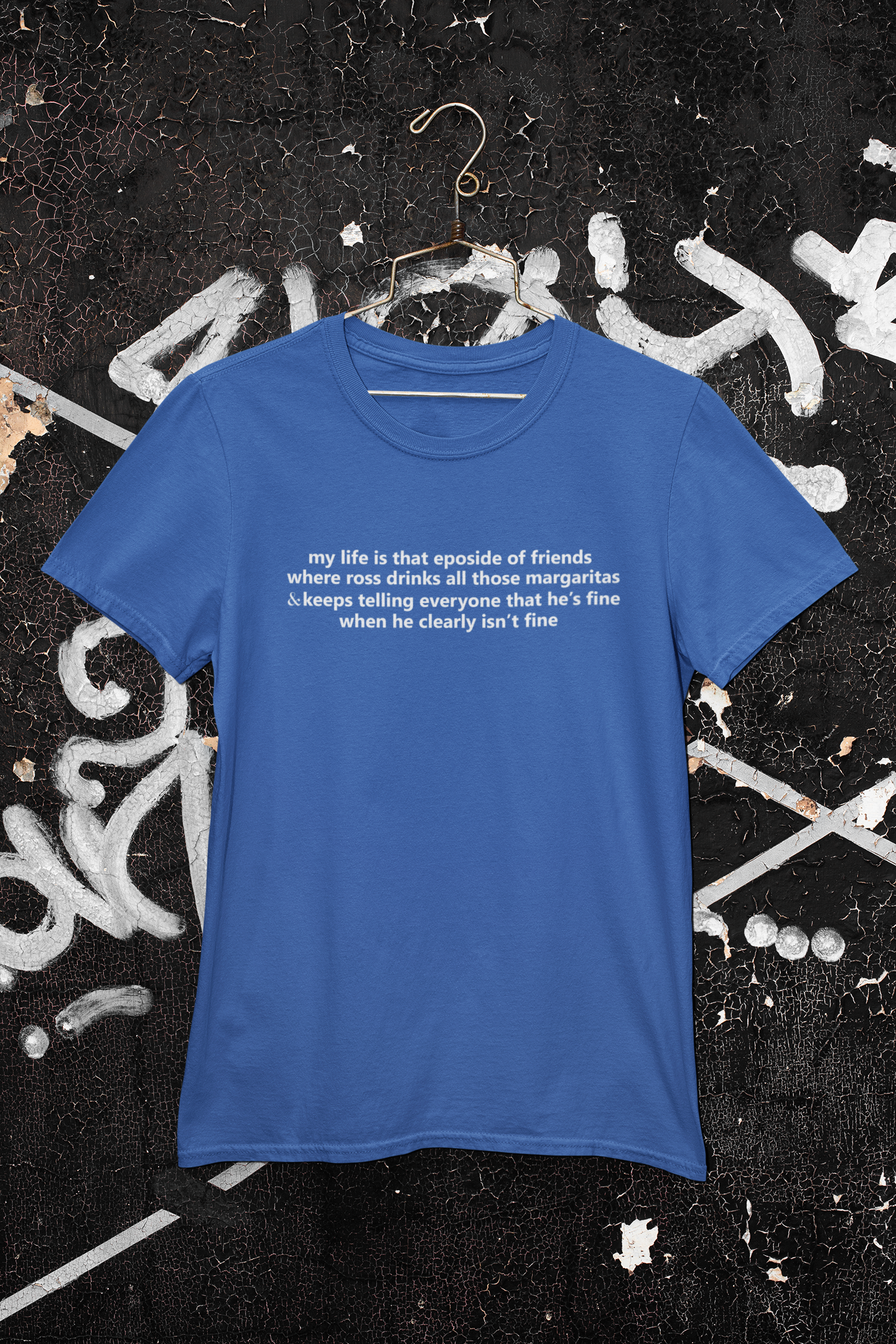 My Life Is That Eposide of Friends Mens Half Sleeves T-shirt- FunkyTeesClub