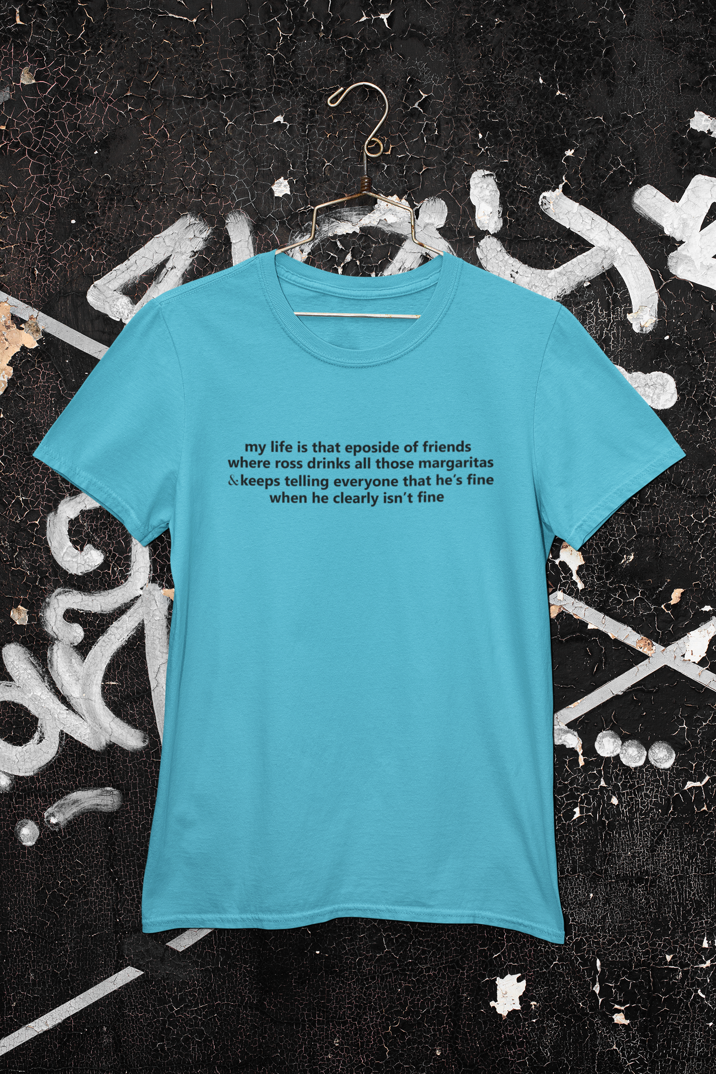 My Life Is That Eposide of Friends Women Half Sleeves T-shirt- FunkyTeesClub