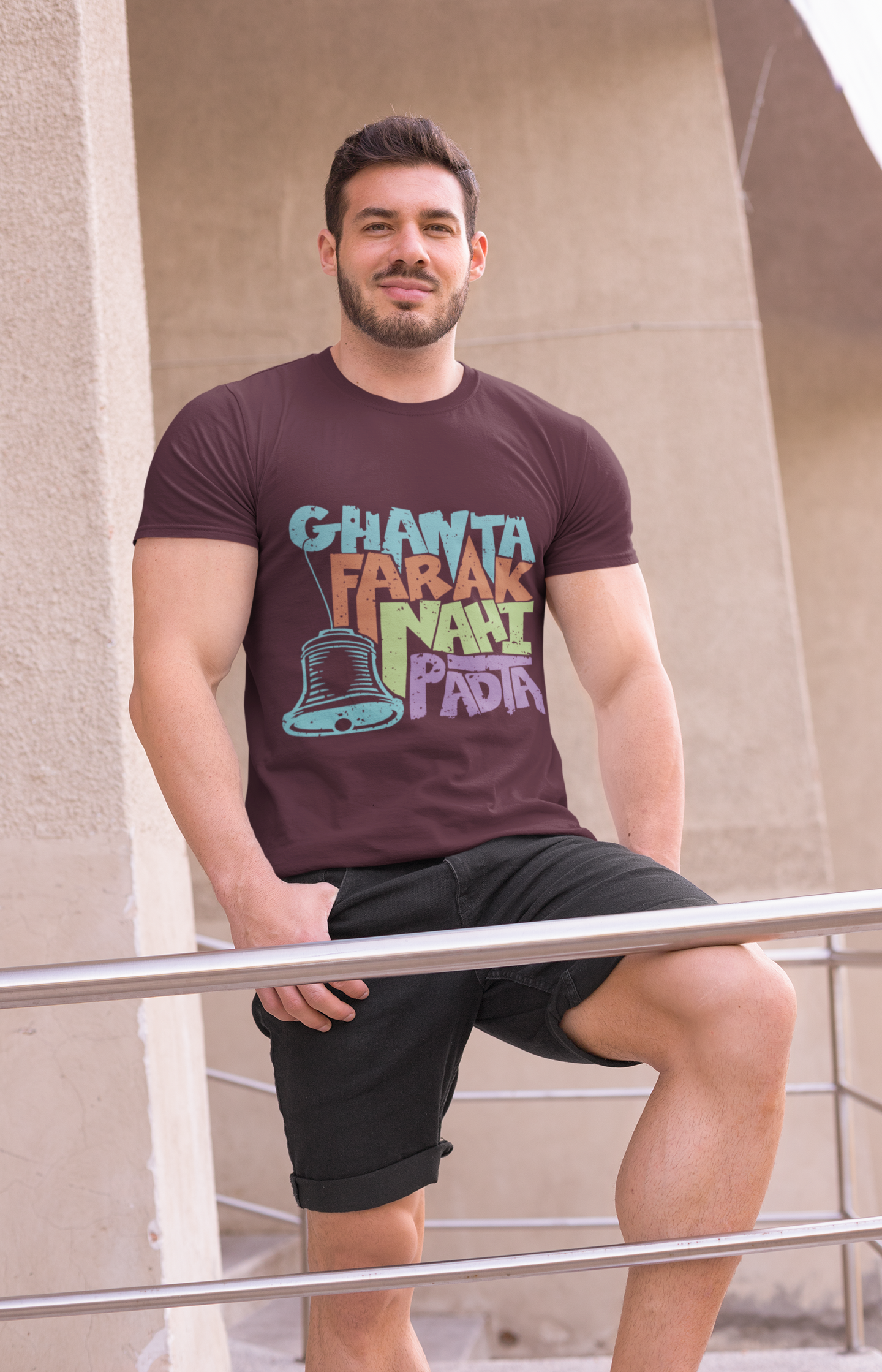 Ghanta Farak Mens Half Sleeves T-shirt- FunkyTeesClub
