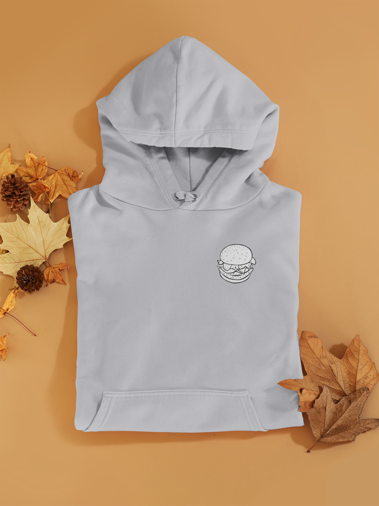 Burger Quotes Men Hoodies-FunkyTeesClub