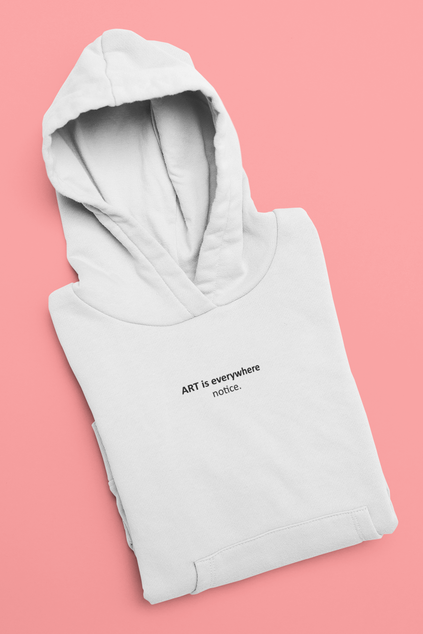 Art Is Everywhere Notice Hoodies for Women-FunkyTeesClub