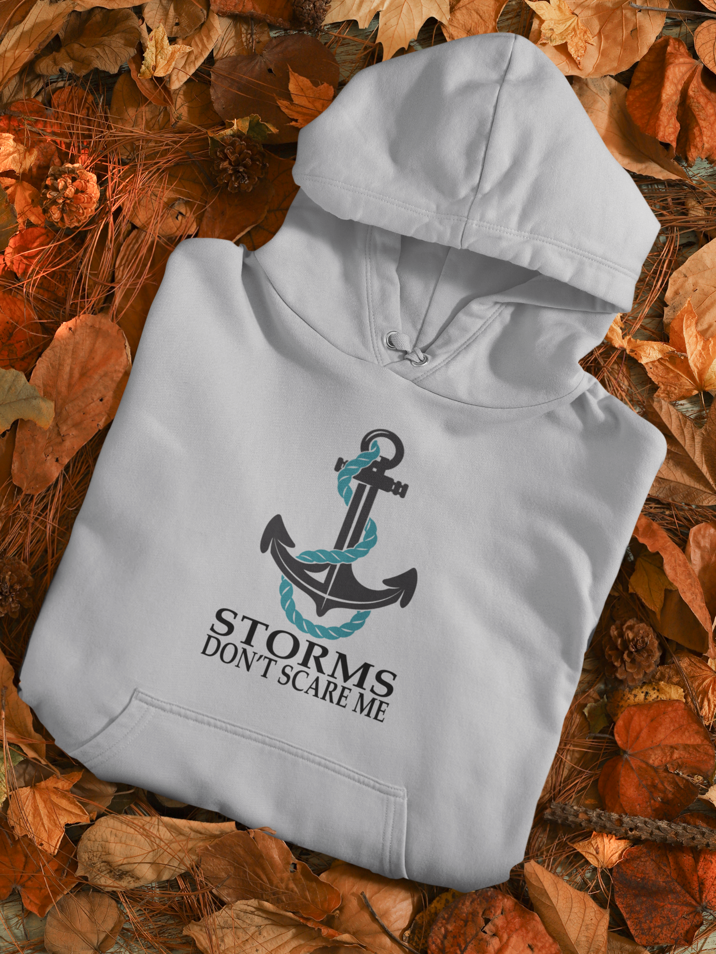 Storms Dont Scare Me Merchant Navy Mens Hoodies- FunkyTeesClub