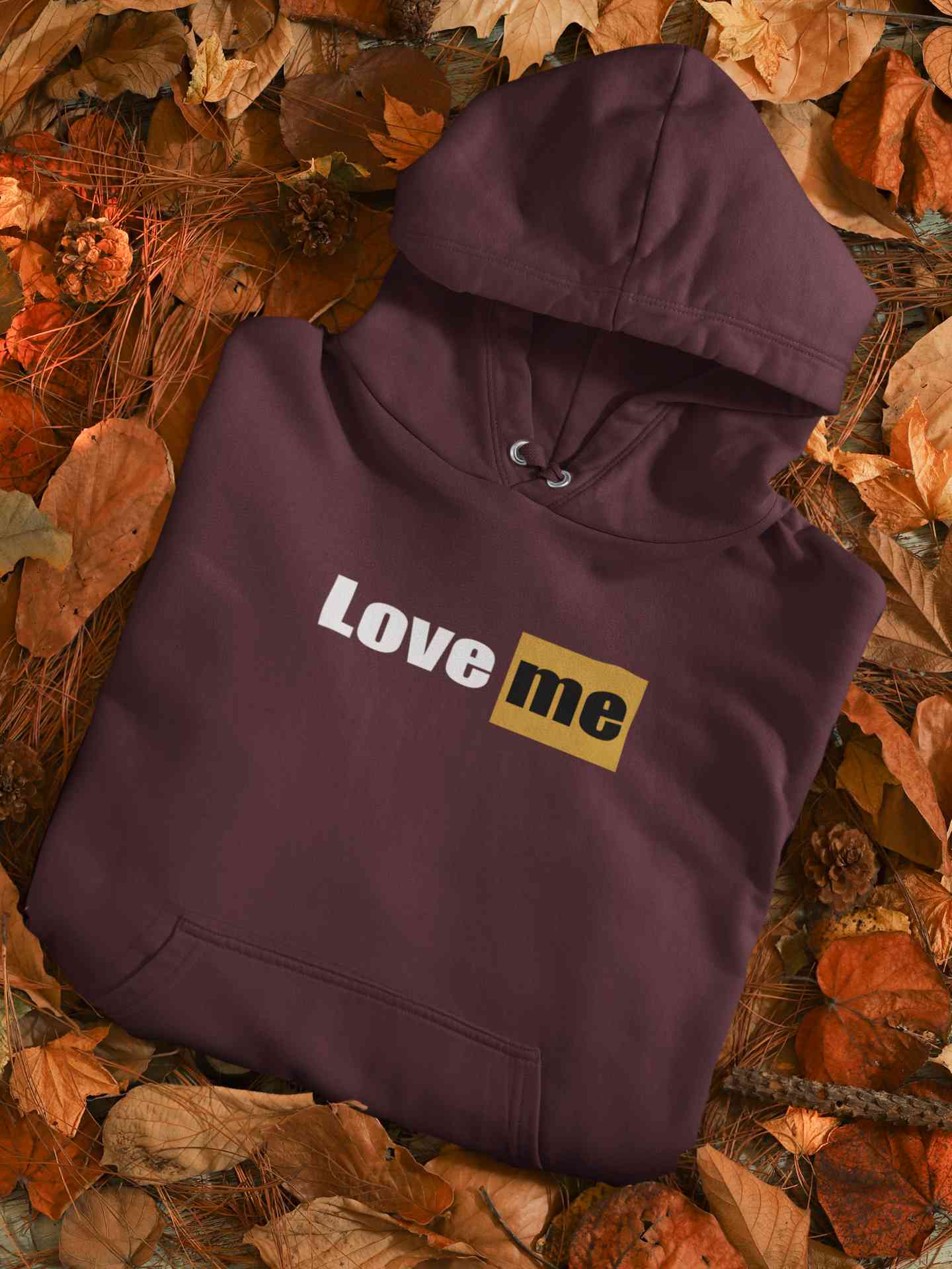 Love Me Minimals Hoodies for Women-FunkyTeesClub