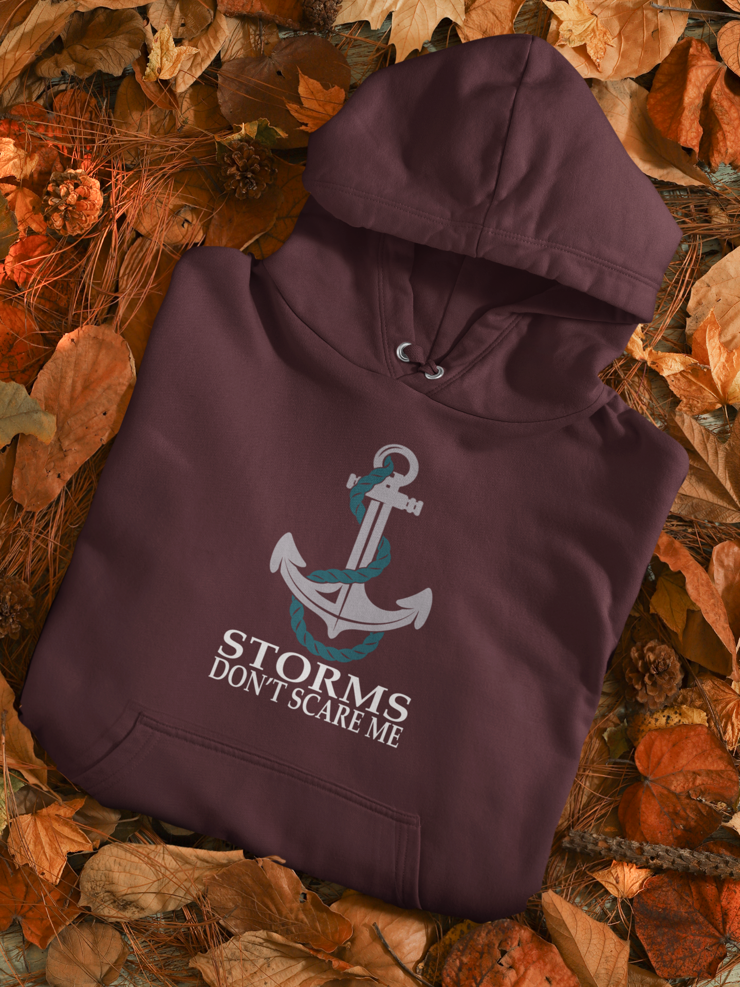 Storms Dont Scare Me Merchant Navy Mens Hoodies- FunkyTeesClub