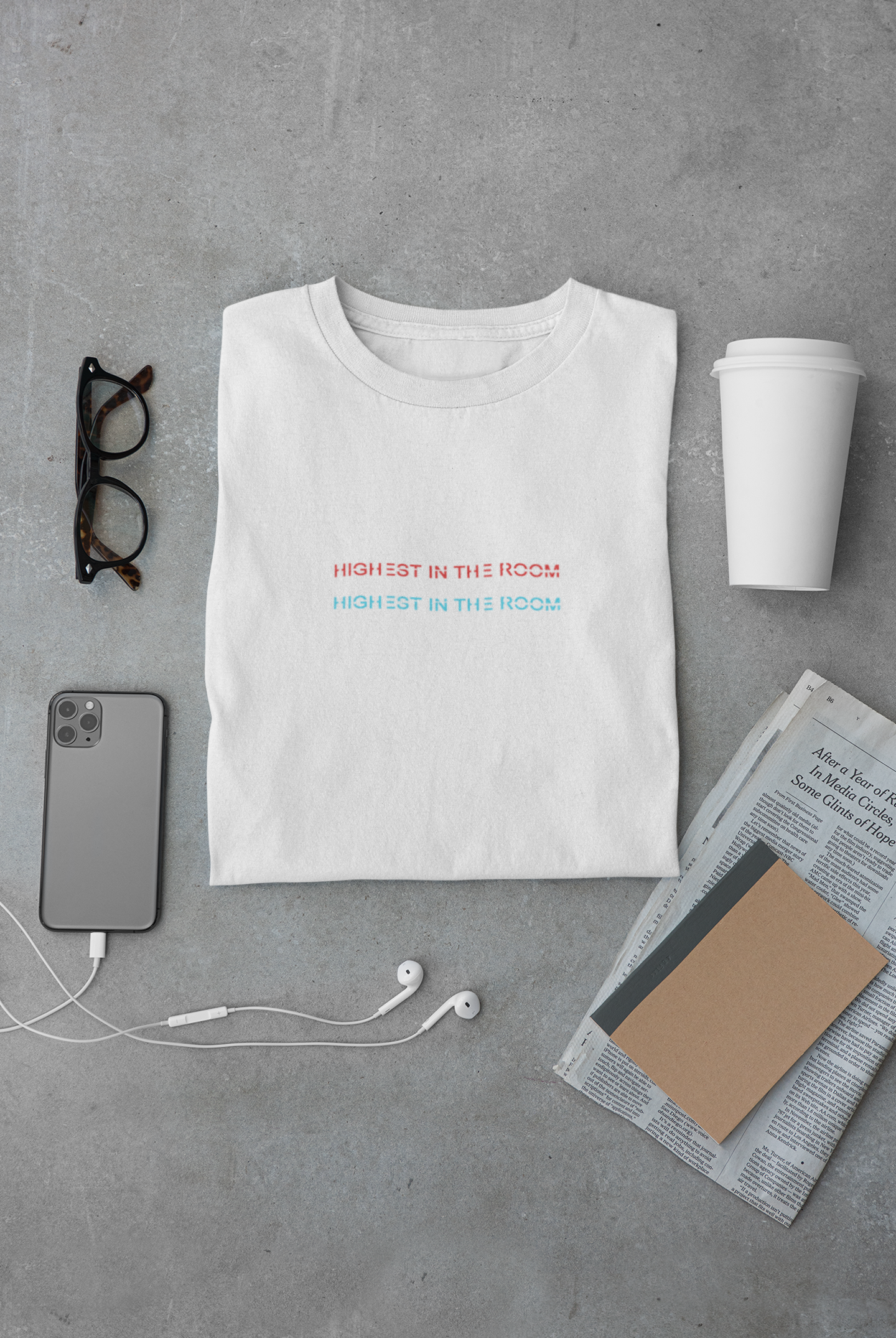 Highest in the room Minimal Mens Half Sleeves T-shirt- FunkyTeesClub