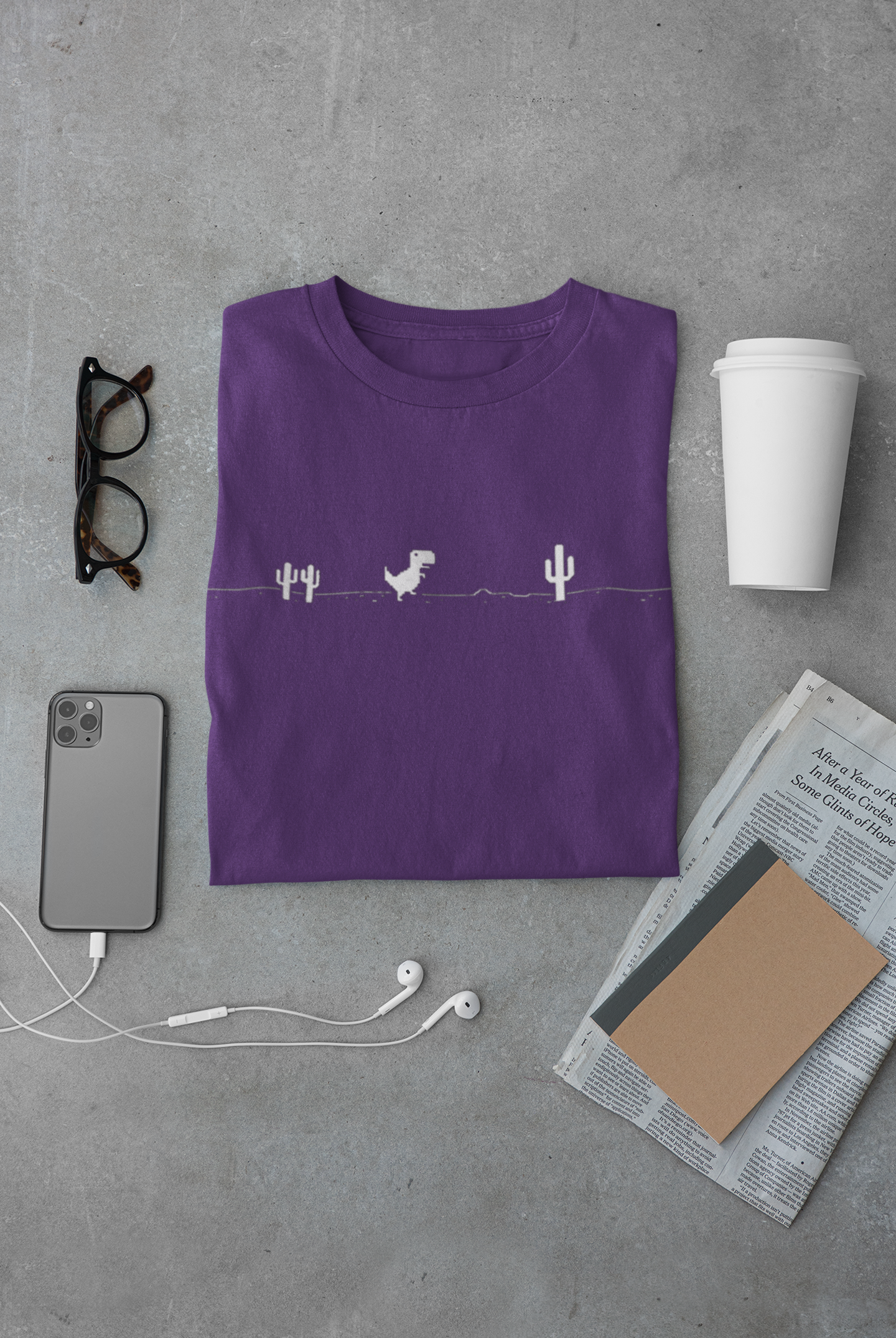 Dinosaur Game Chrome Women Half Sleeves T-shirt- FunkyTeesClub