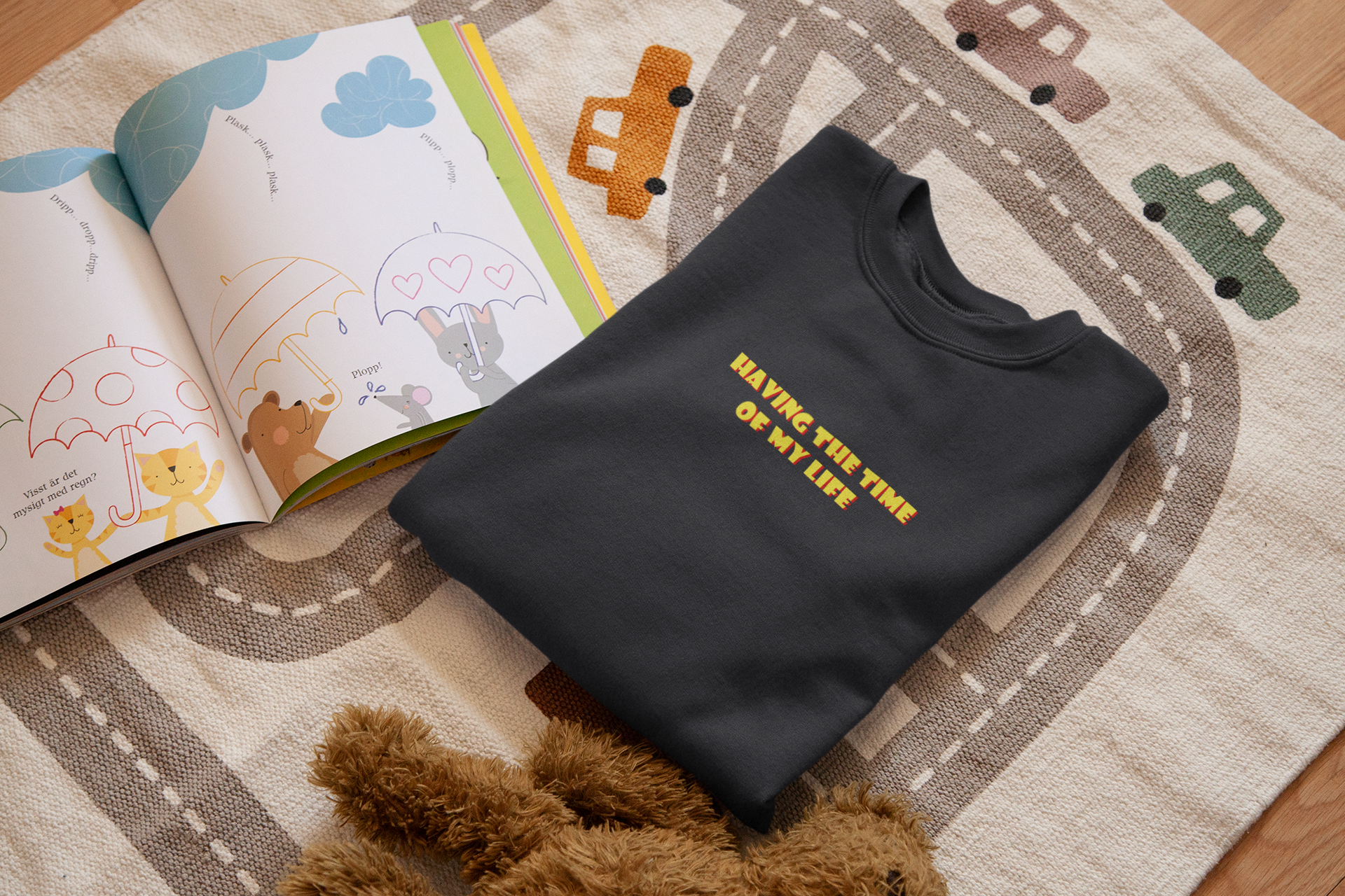 Having the time of my life Minimal Mens Half Sleeves T-shirt- FunkyTeesClub