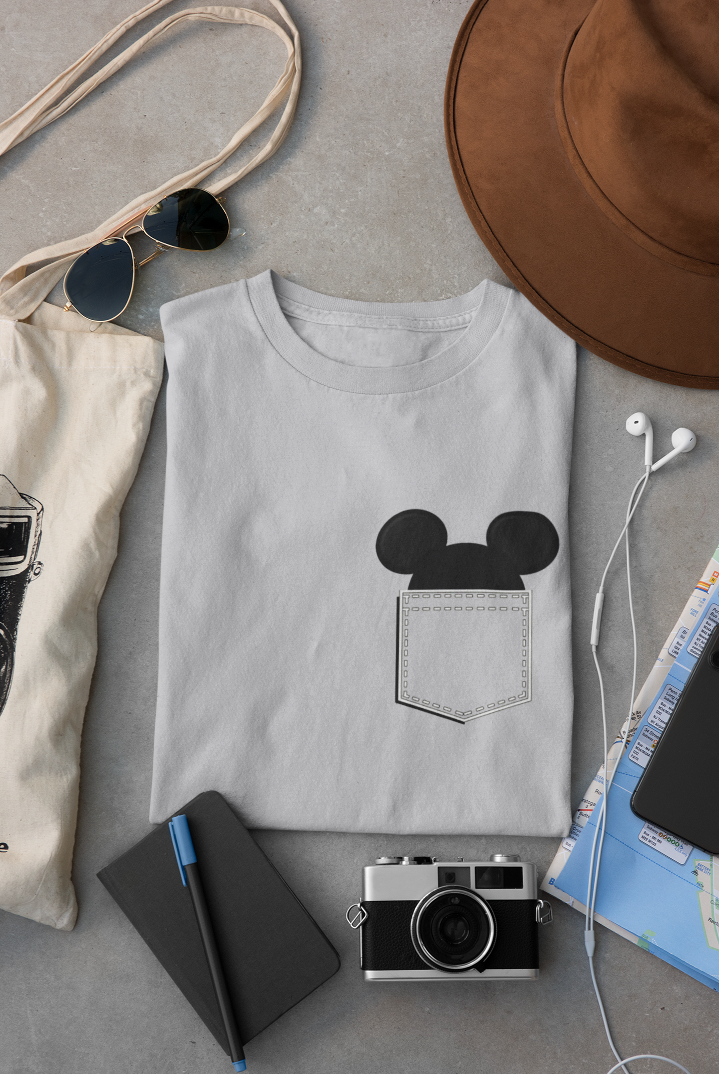 Mickey Mens Half Sleeves T-shirt- FunkyTeesClub