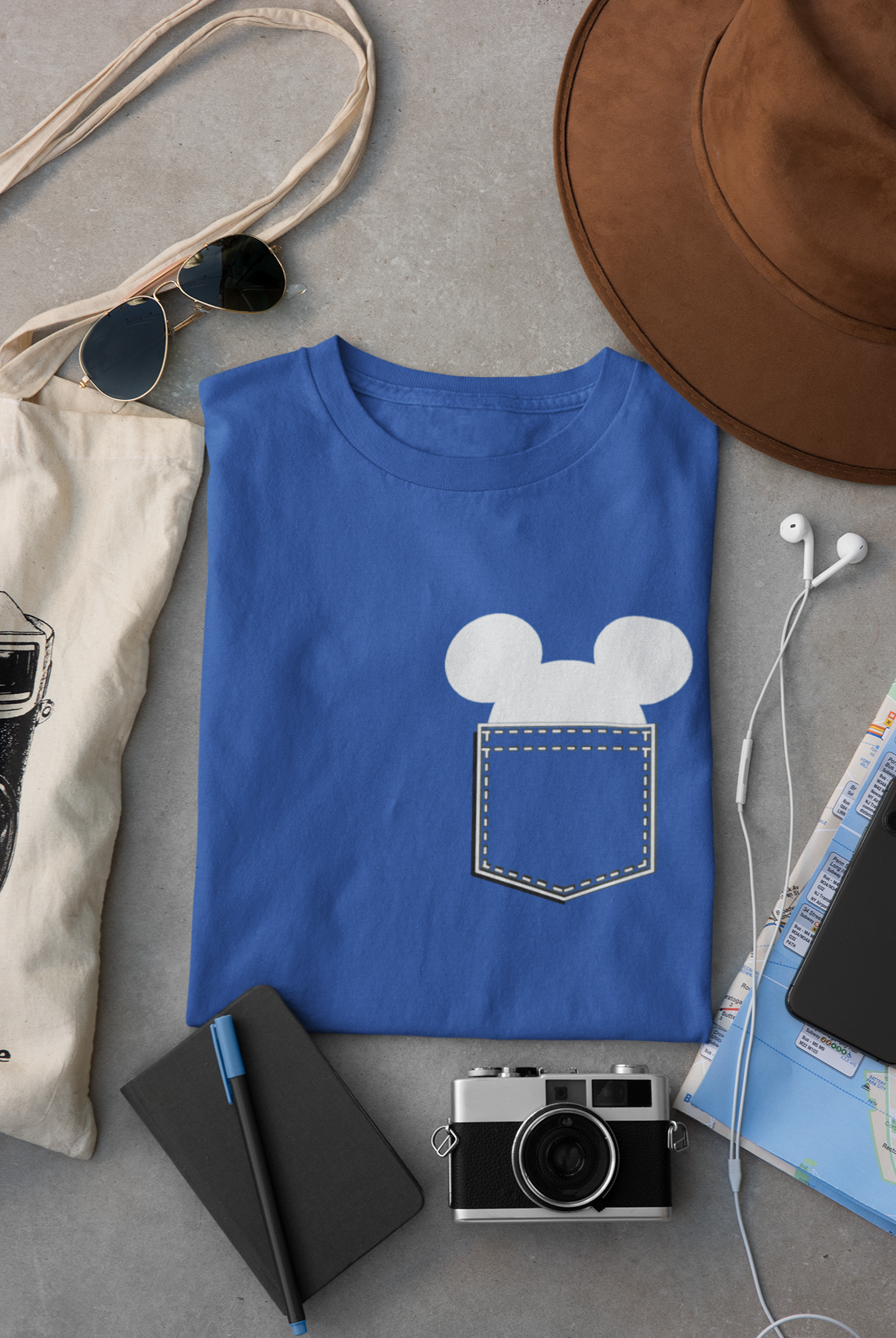 Mickey Mens Half Sleeves T-shirt- FunkyTeesClub