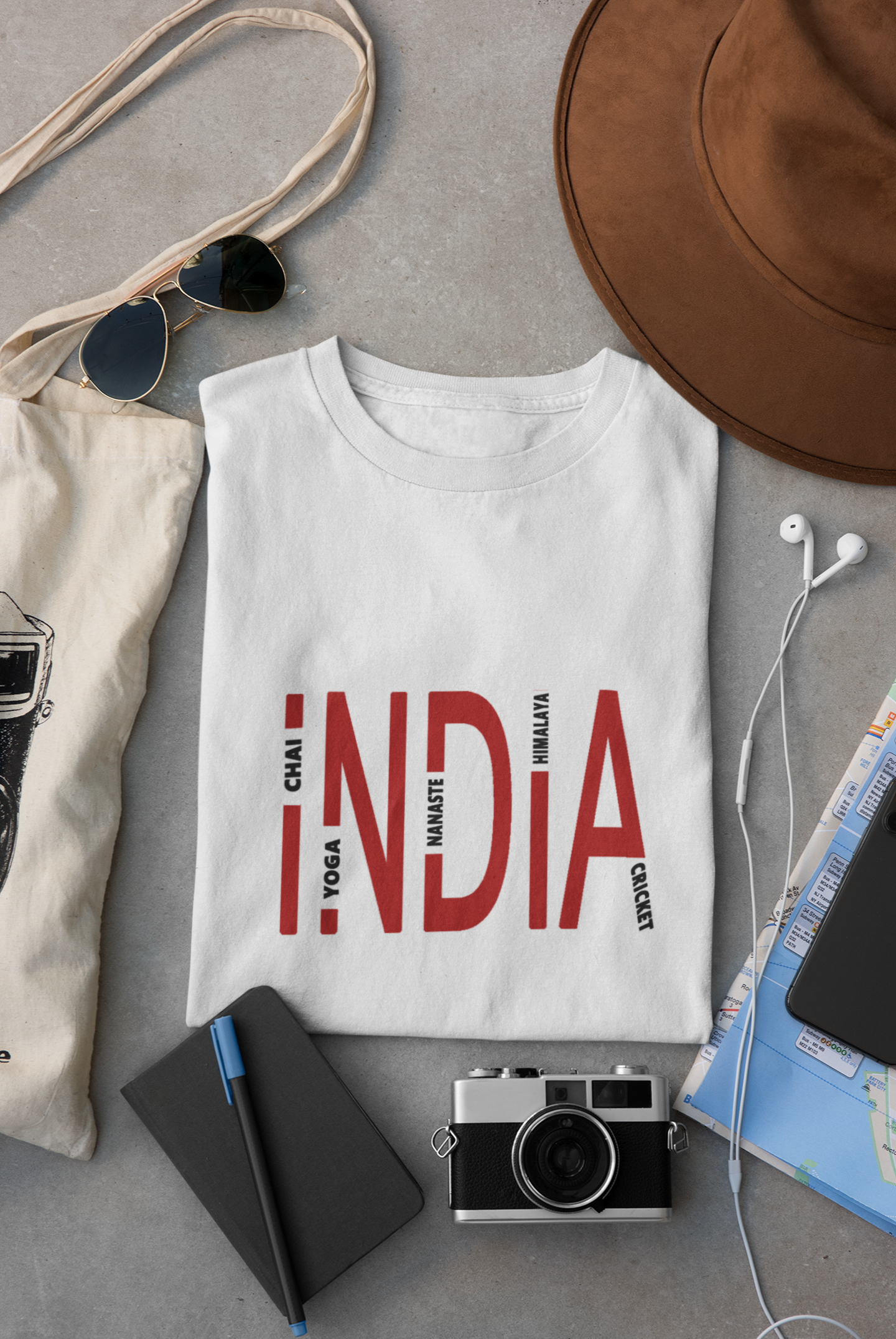 India Women Half Sleeves T-shirt- FunkyTeesClub