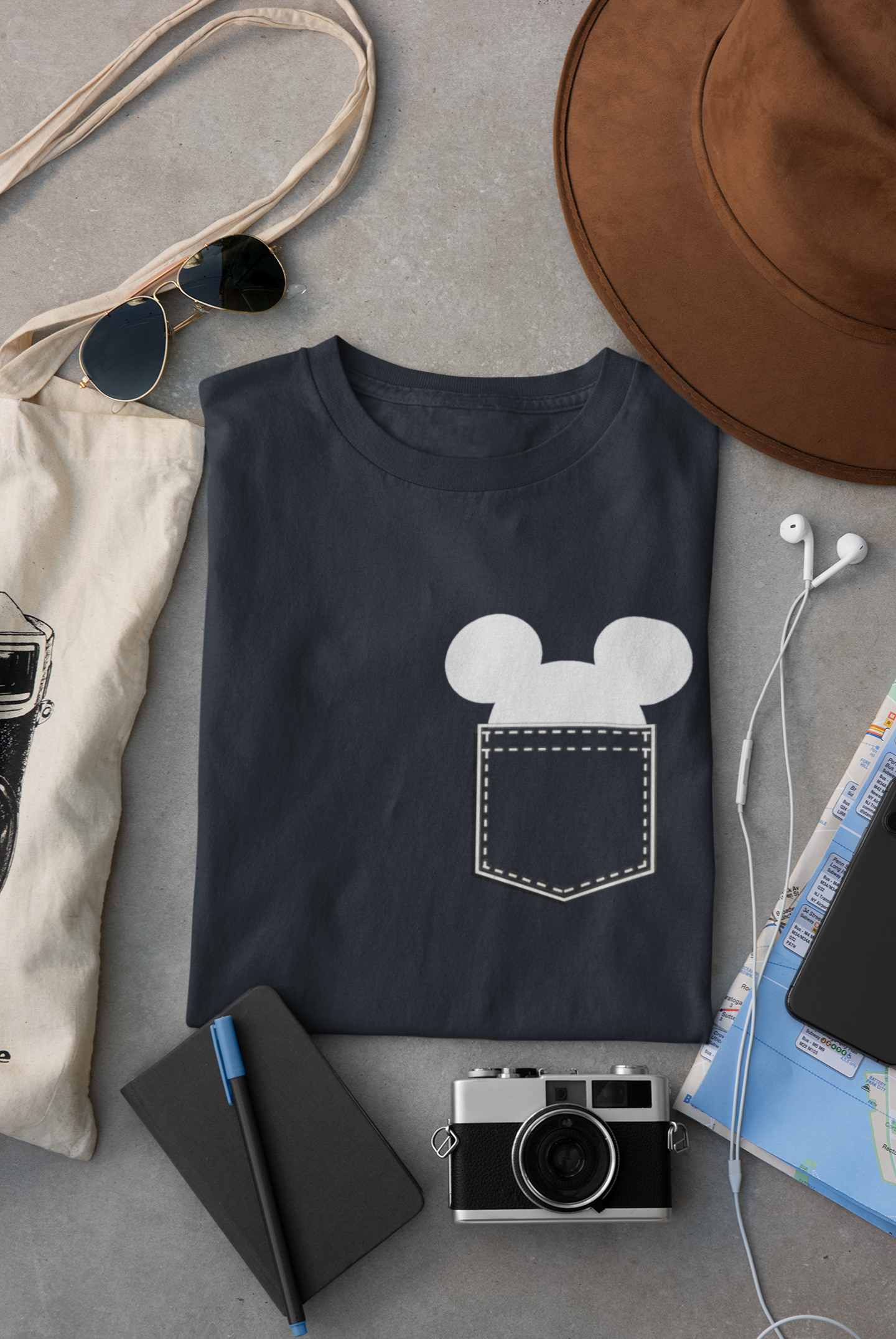 Mickey Mens Half Sleeves T-shirt- FunkyTeesClub