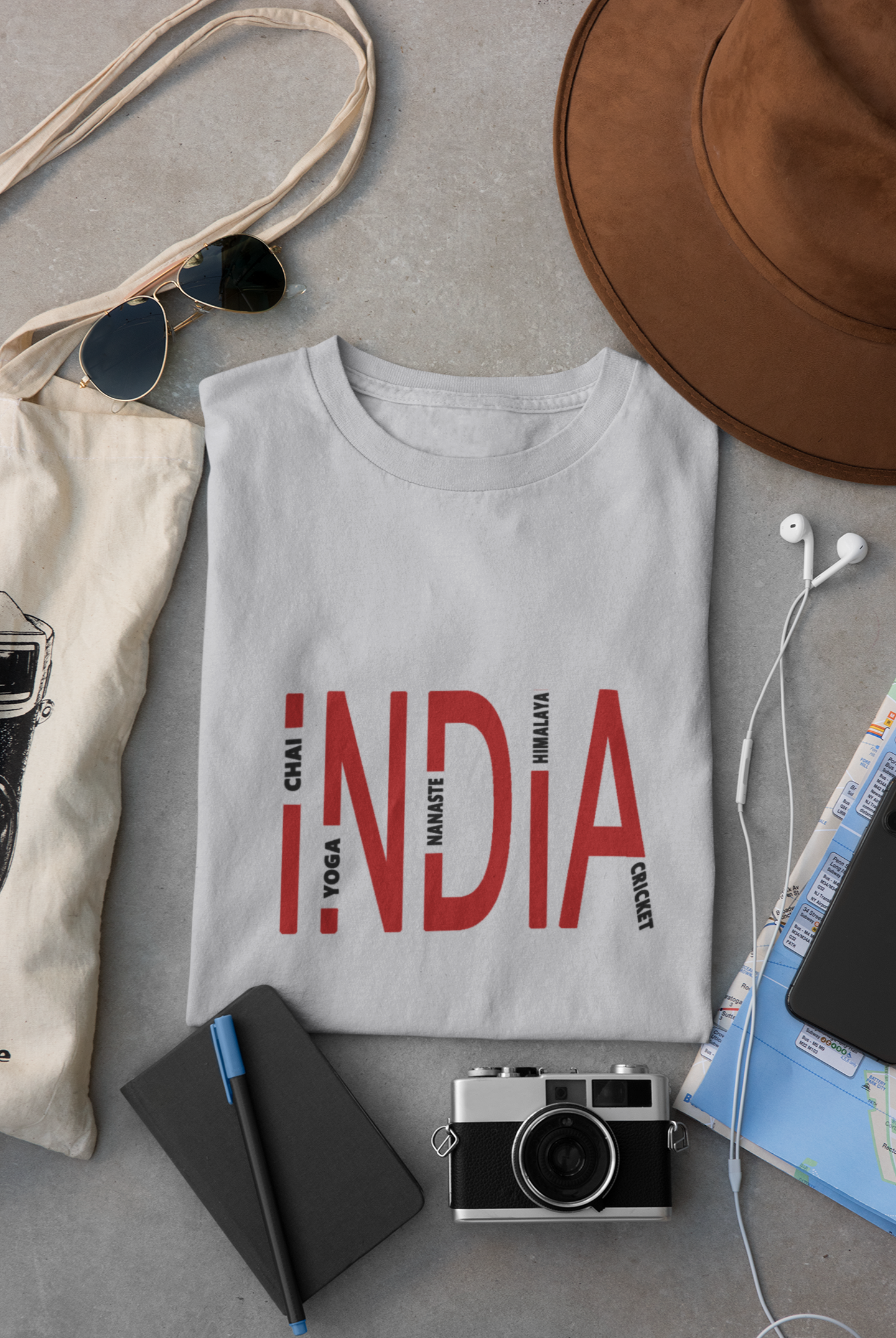 India Mens Half Sleeves T-shirt- FunkyTeesClub