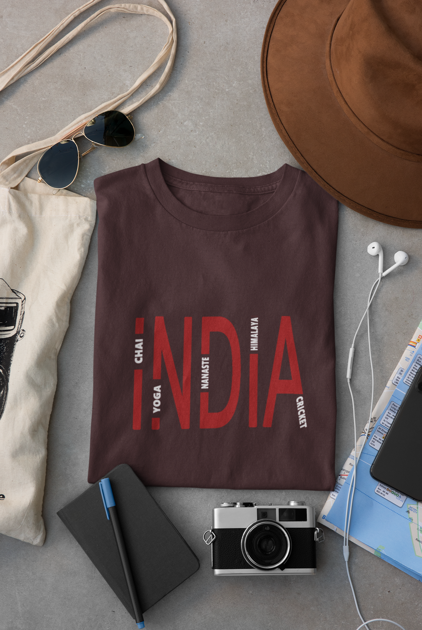 India Women Half Sleeves T-shirt- FunkyTeesClub