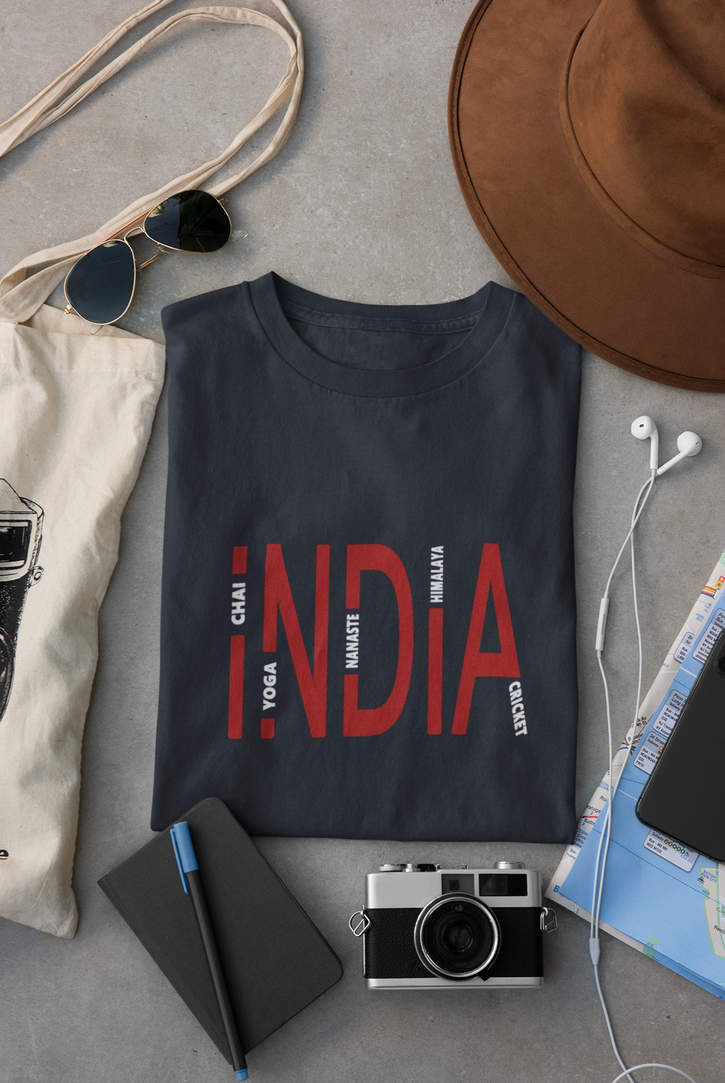 India Mens Half Sleeves T-shirt- FunkyTeesClub