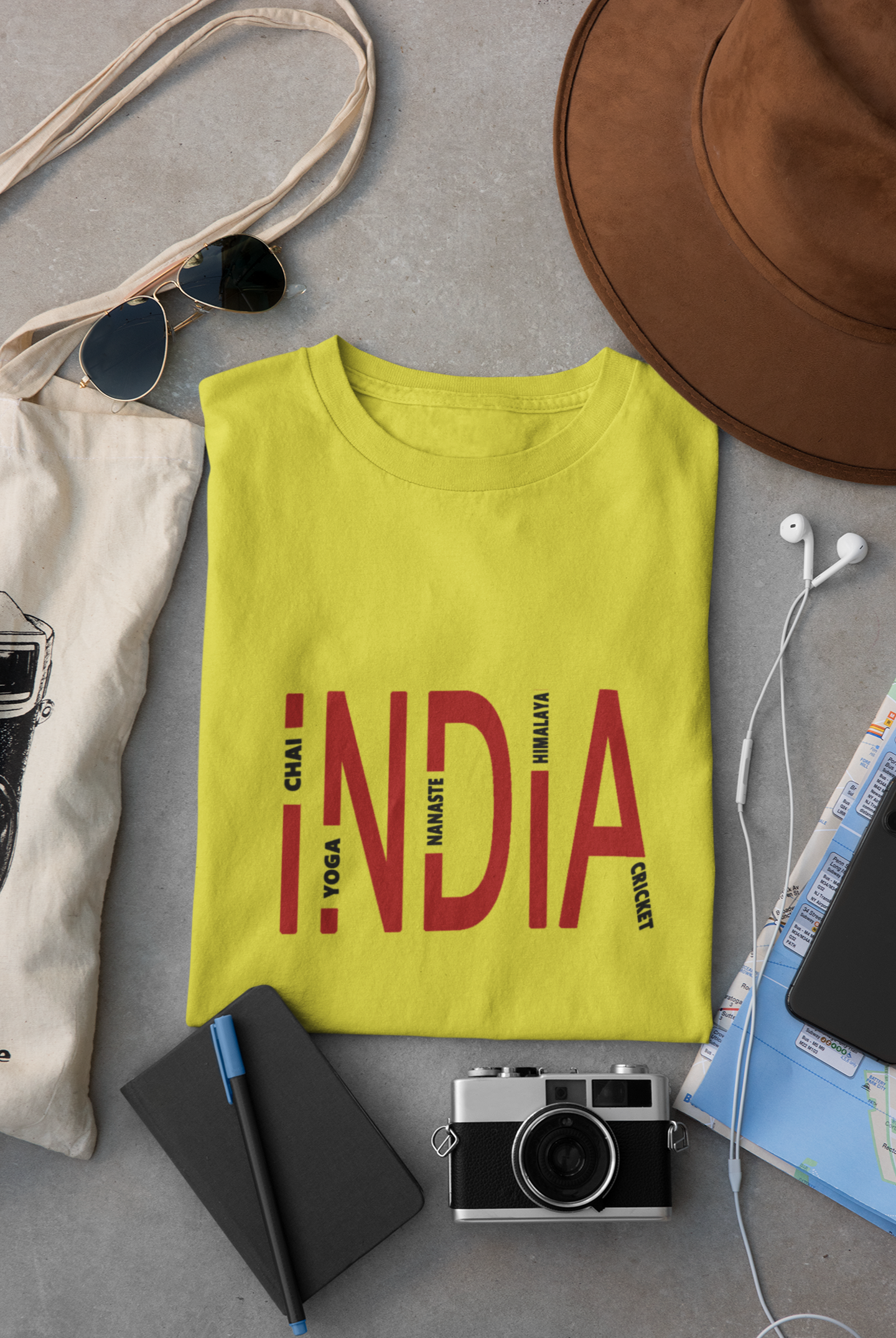 India Mens Half Sleeves T-shirt- FunkyTeesClub