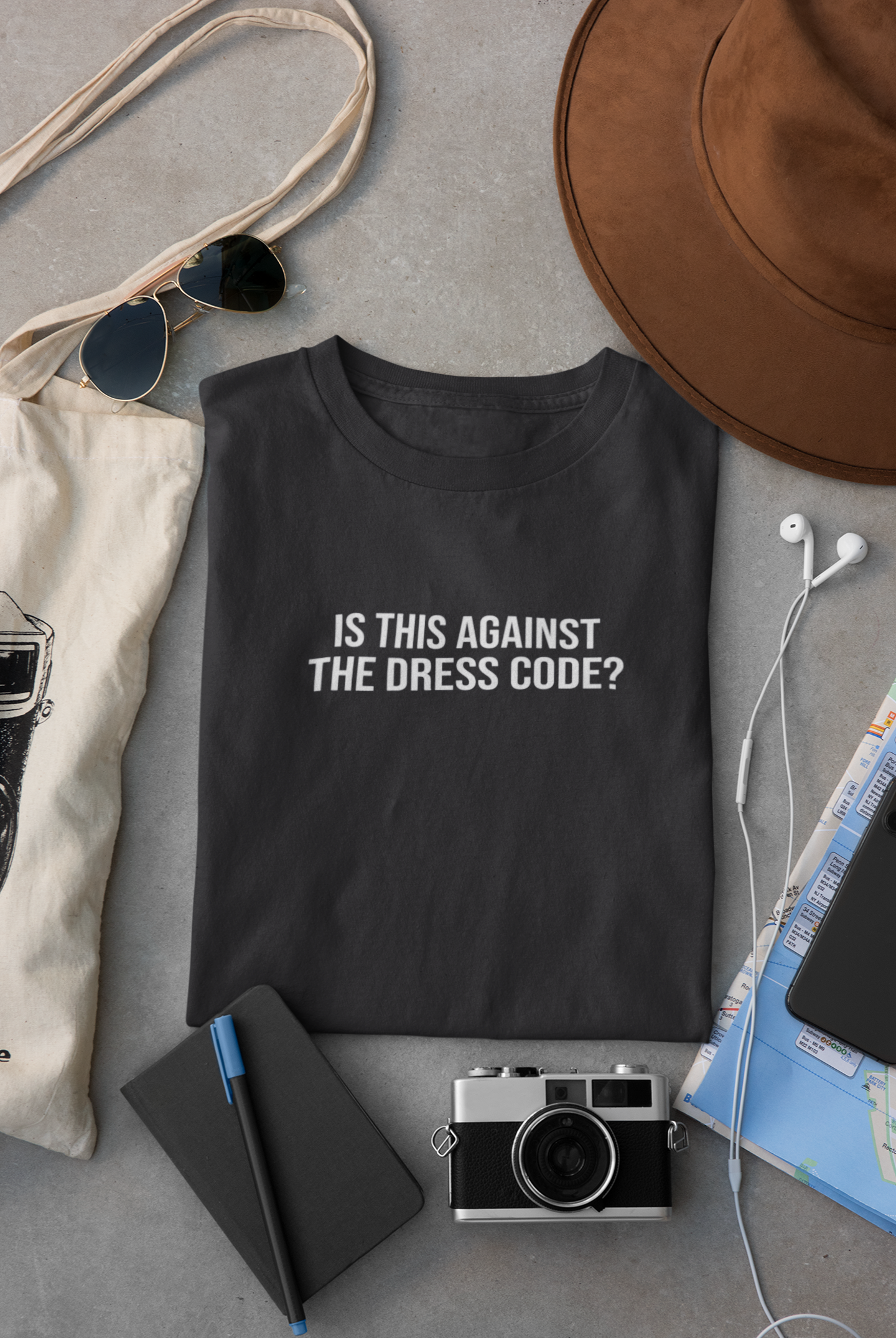 Is This Against Dress Code Mens Half Sleeves T-shirt- FunkyTeesClub