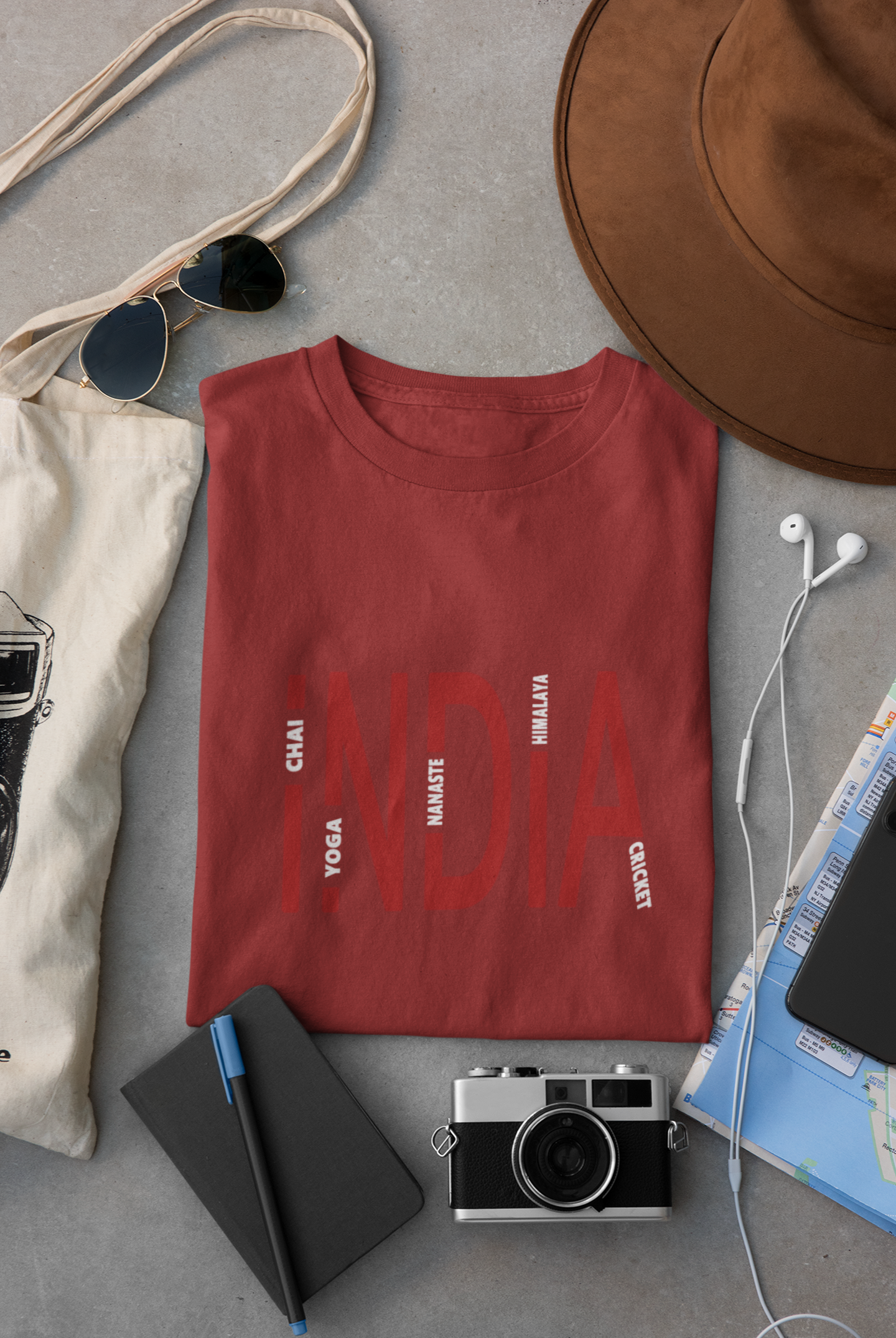 India Mens Half Sleeves T-shirt- FunkyTeesClub