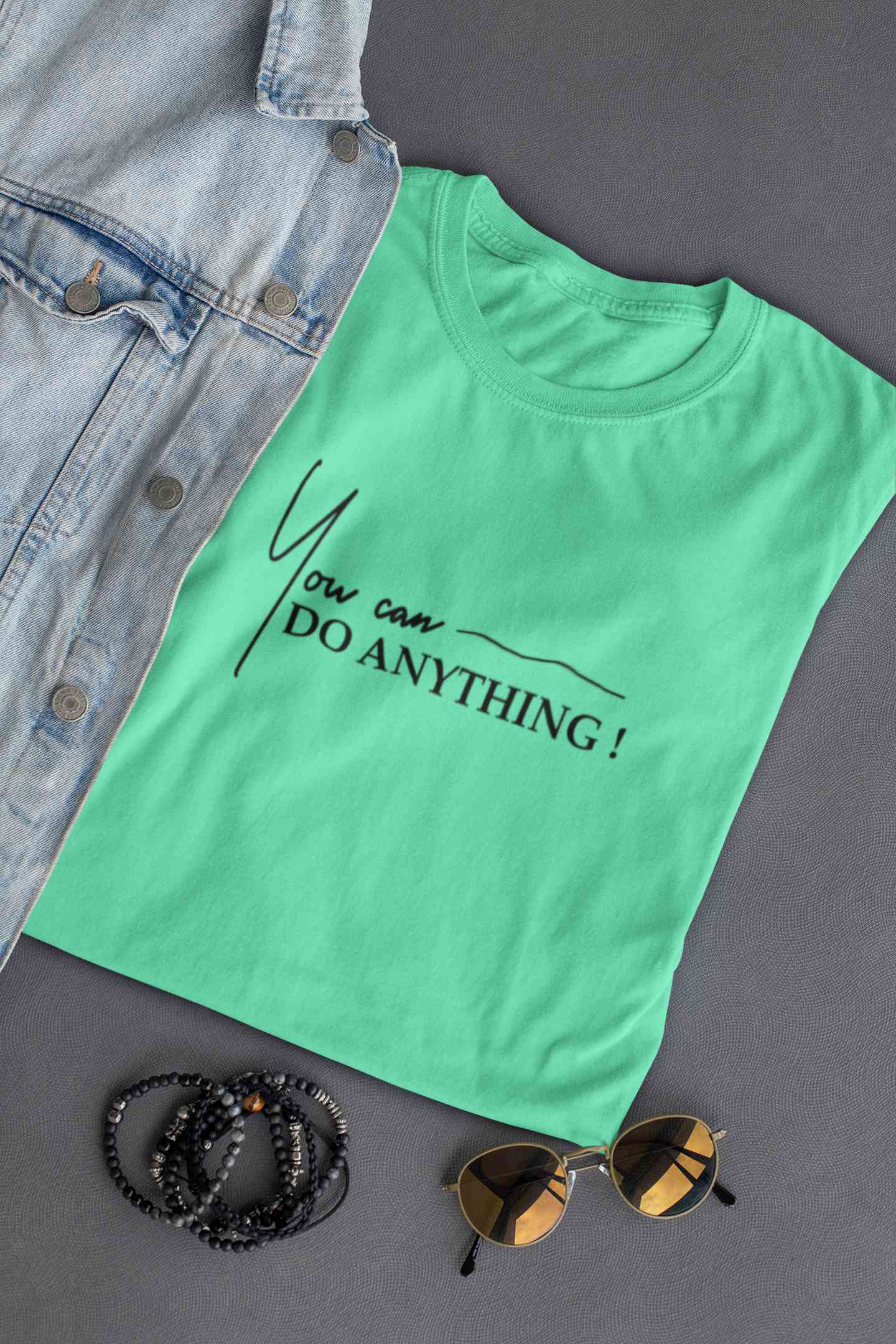 You Can Do Anything Women Half Sleeves T-shirt- FunkyTeesClub