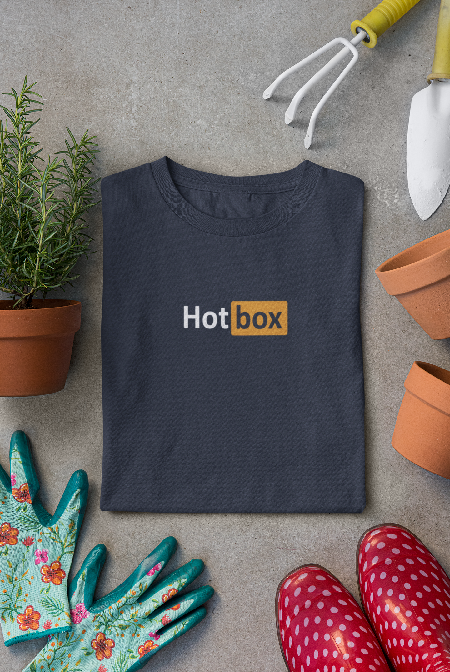 Hot Box Mens Half Sleeves T-shirt- FunkyTeesClub