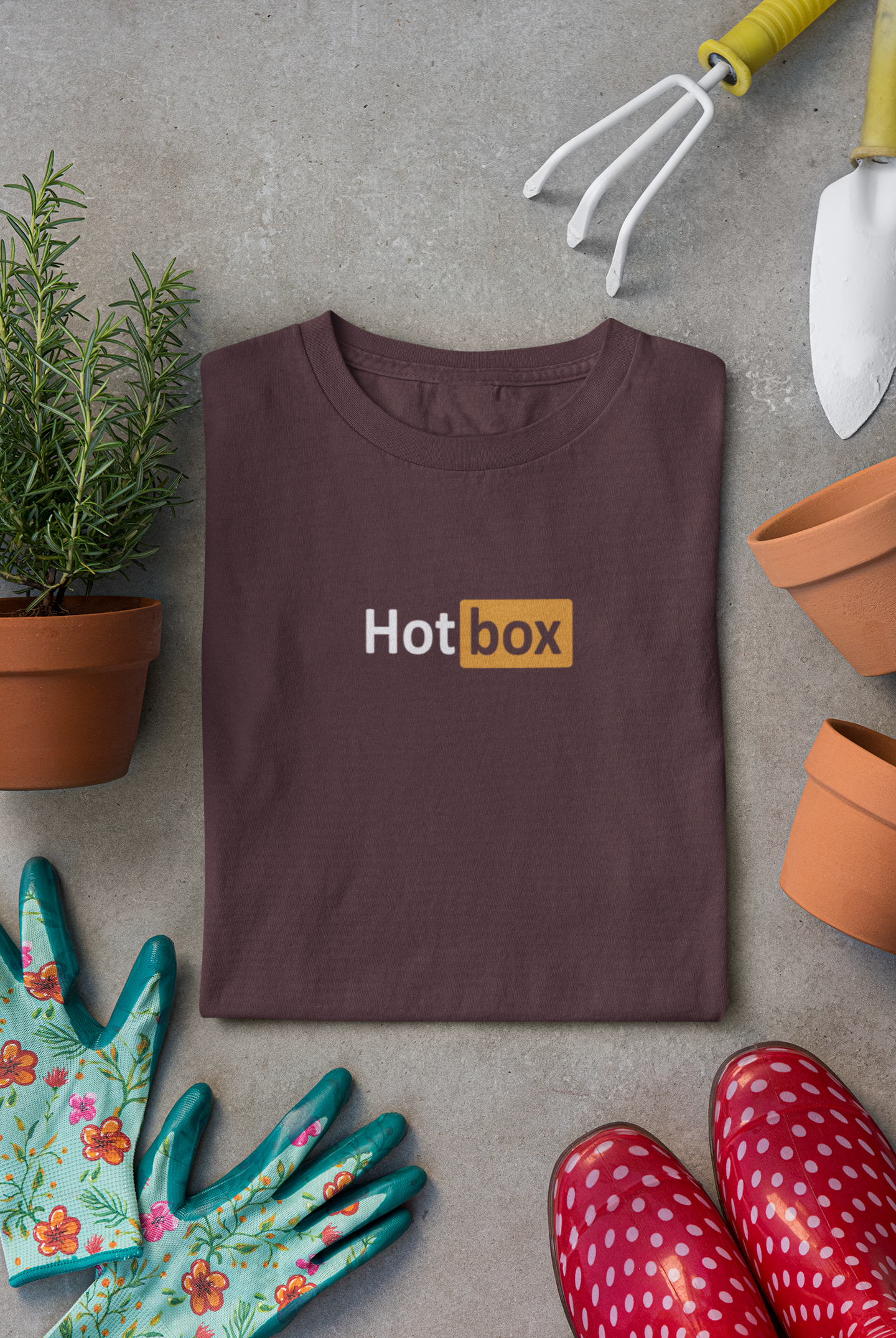 Hot Box Mens Half Sleeves T-shirt- FunkyTeesClub