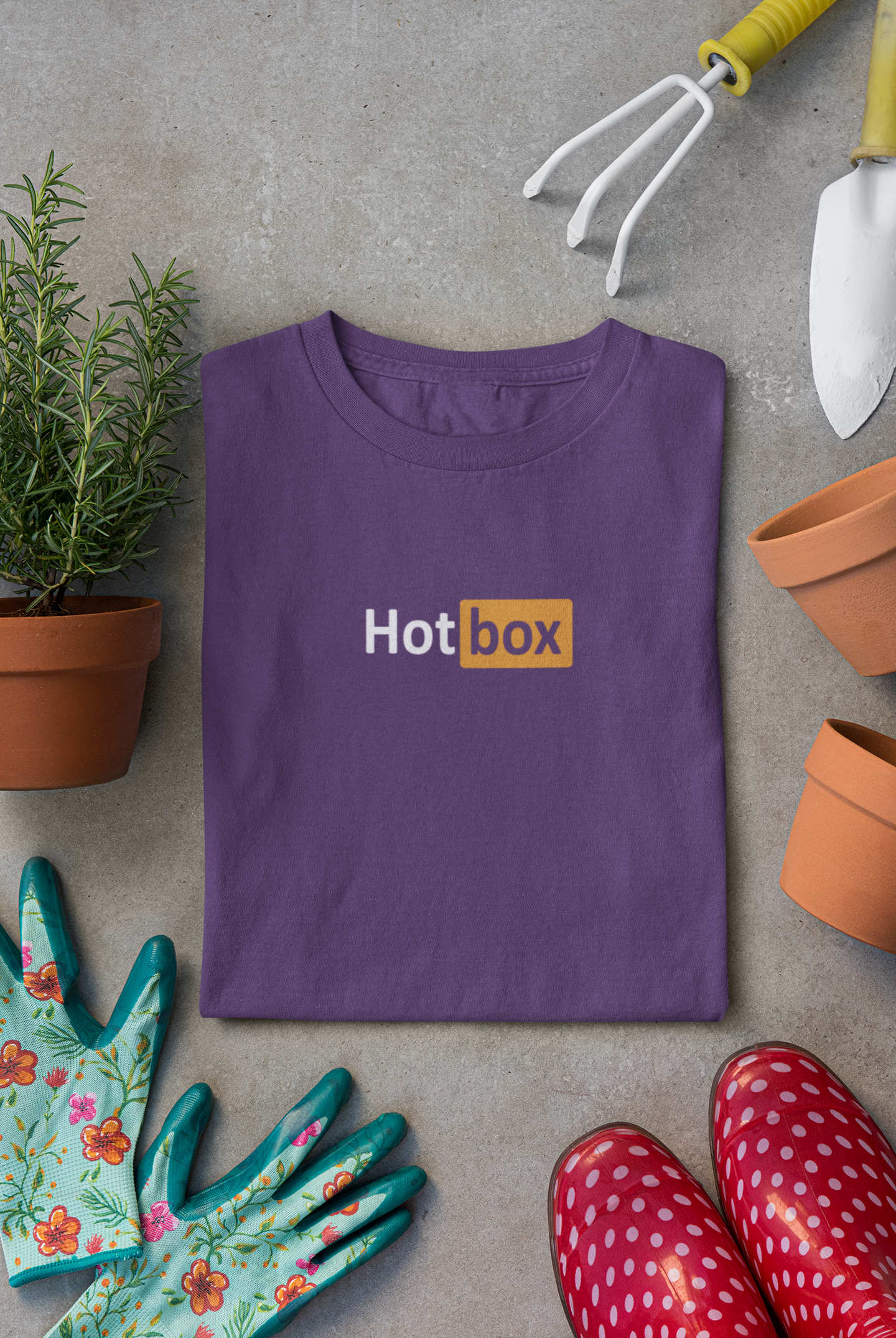 Hot Box Mens Half Sleeves T-shirt- FunkyTeesClub
