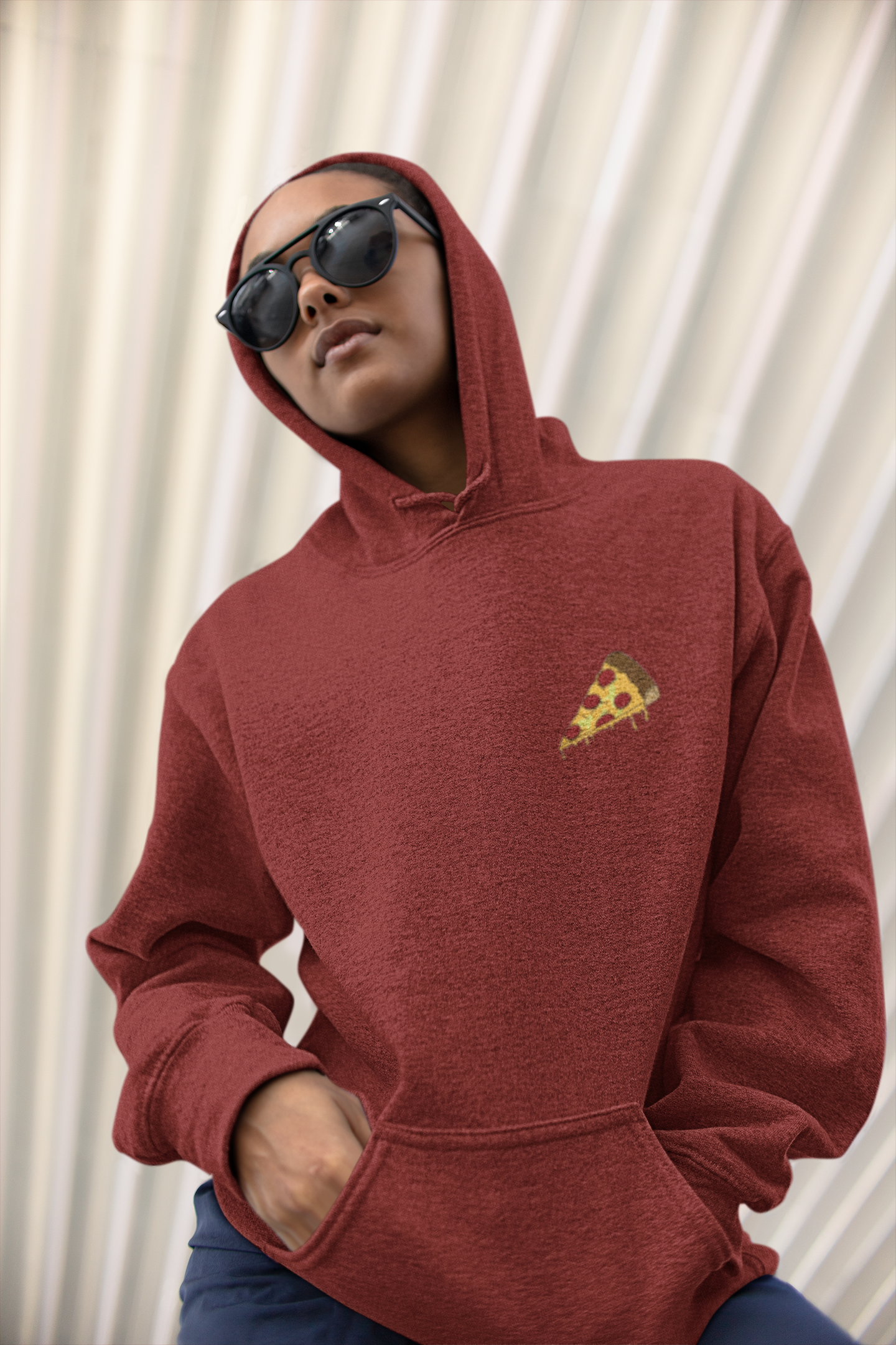 Pizza Hoodies for Women-FunkyTeesClub