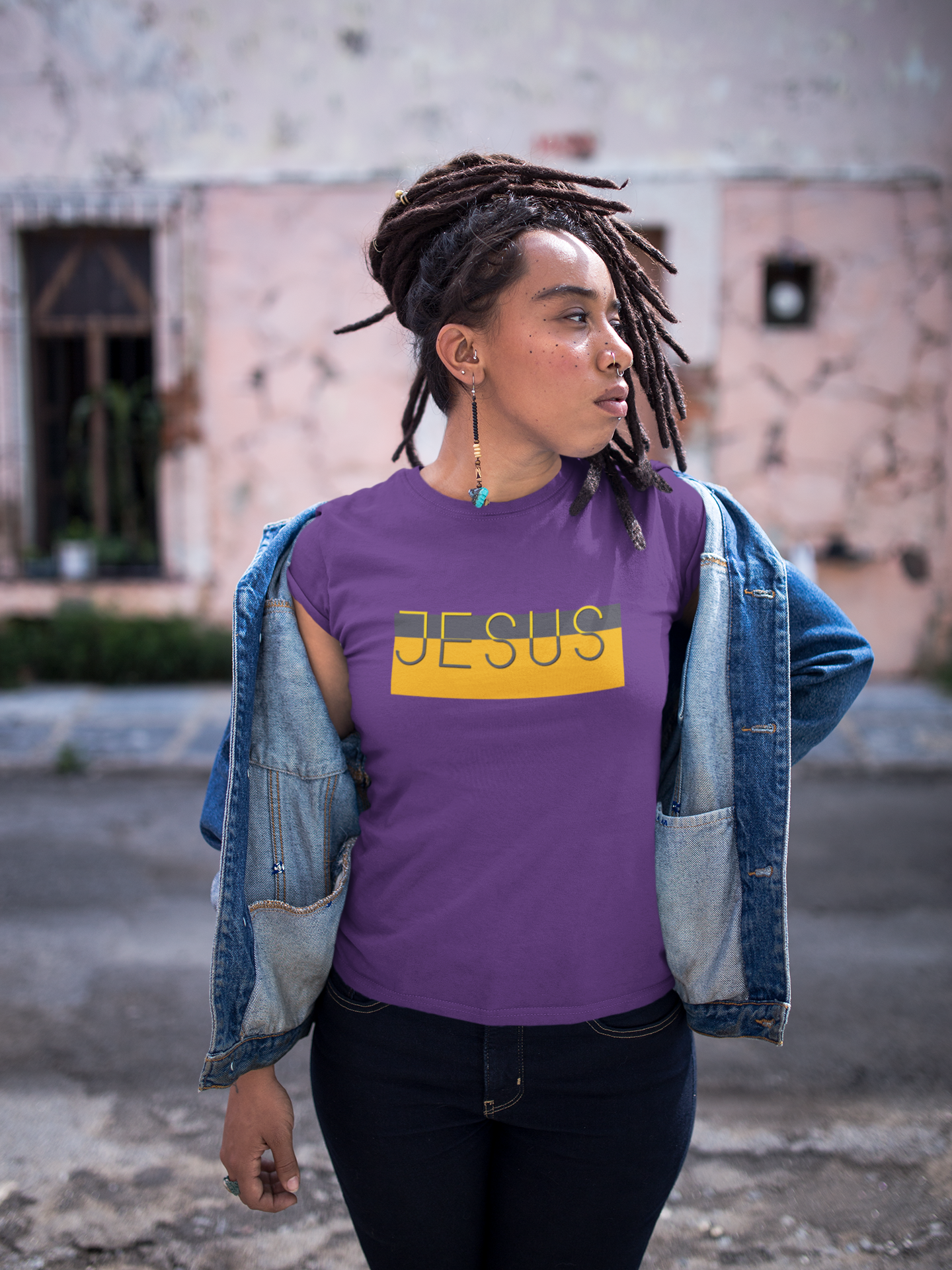 Jesus Women Half Sleeves T-shirt- FunkyTeesClub
