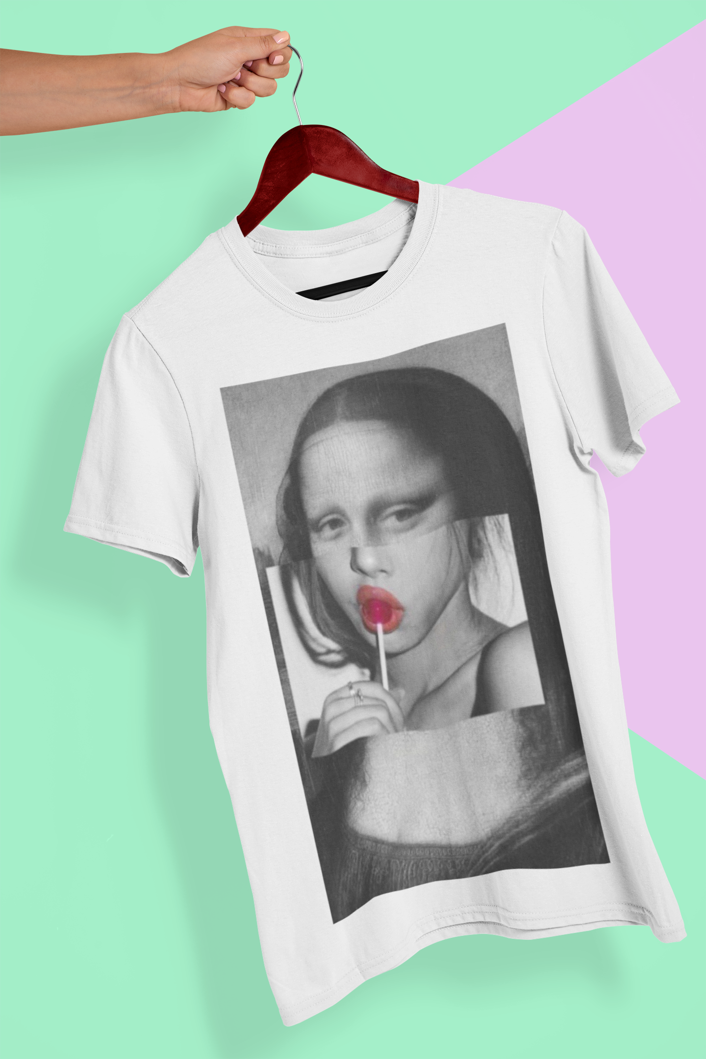 Monapop Women Half Sleeves T-shirt- FunkyTeesClub