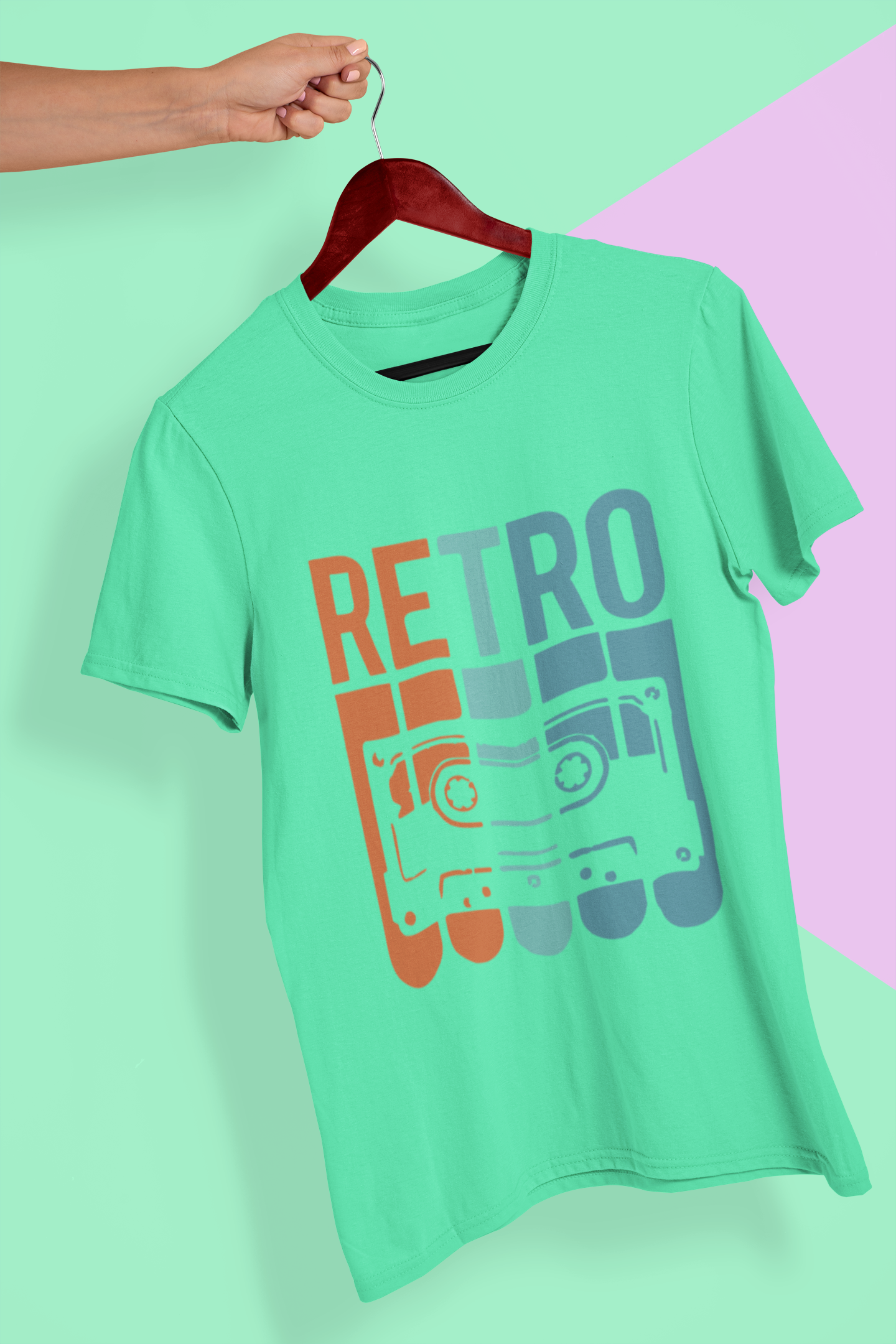 Retro Women Half Sleeves T-shirt- FunkyTeesClub
