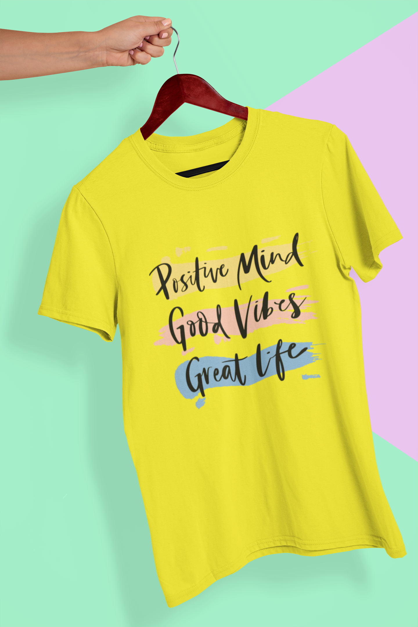 Good Vibes Mens Half Sleeves T-shirt- FunkyTeesClub