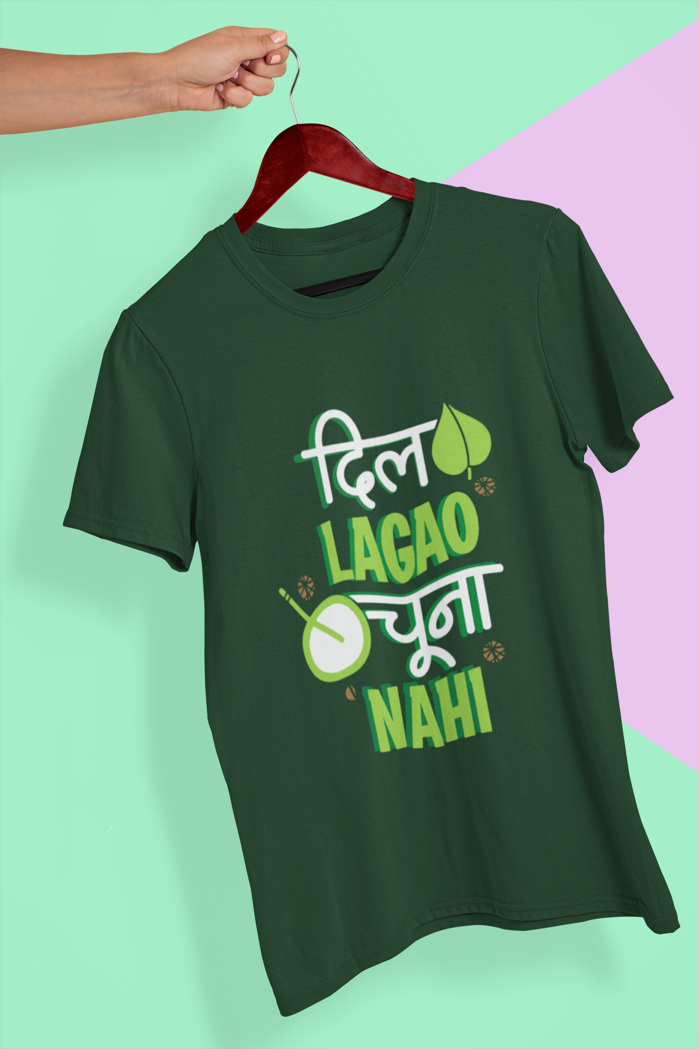 Dil Lagou Chuna Nahi Mens Half Sleeves T-shirt- FunkyTeesClub
