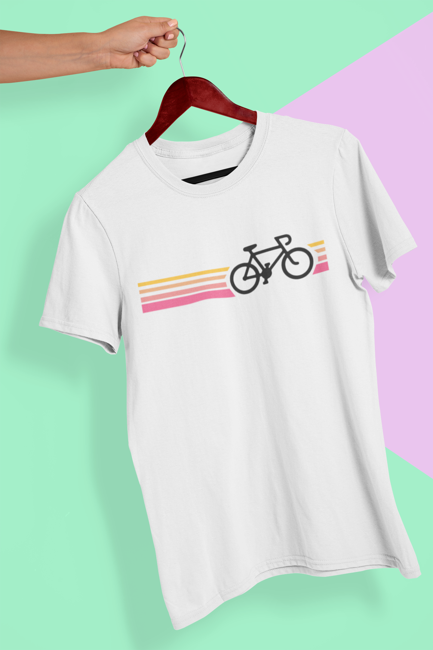 Cycle Women Half Sleeves T-shirt- FunkyTeesClub