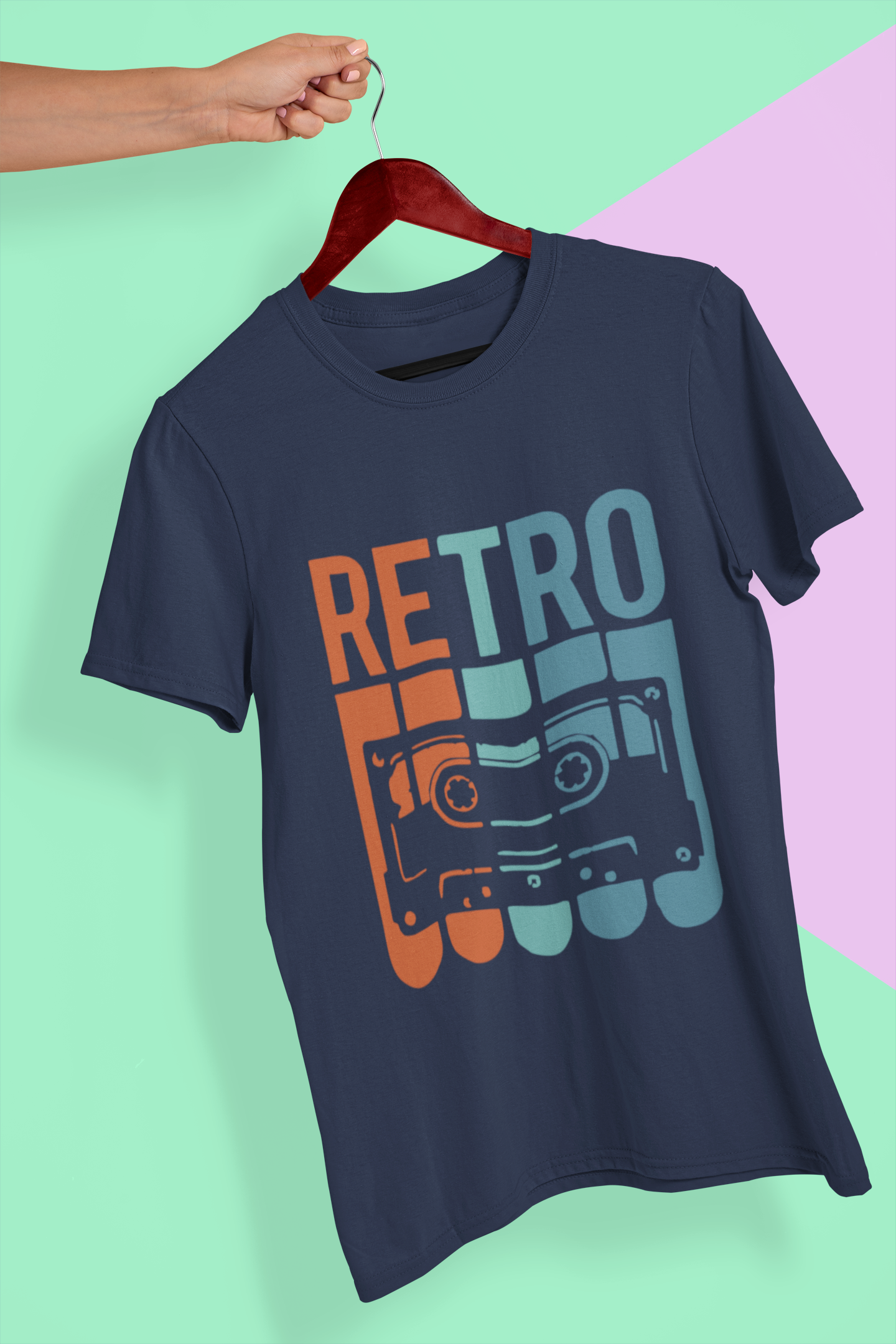 Retro Mens Half Sleeves T-shirt- FunkyTeesClub