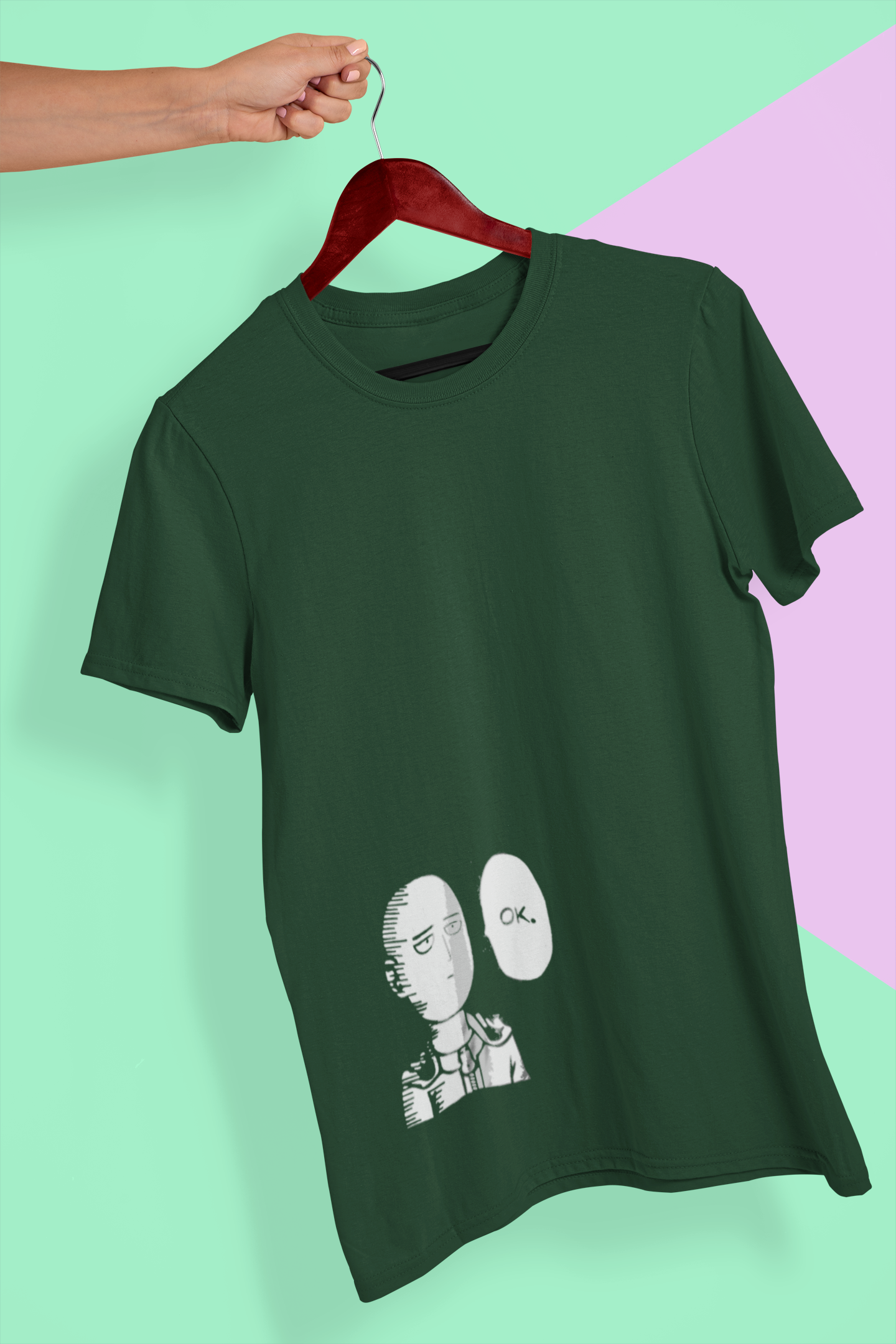 OK Mens Half Sleeves T-shirt- FunkyTeesClub