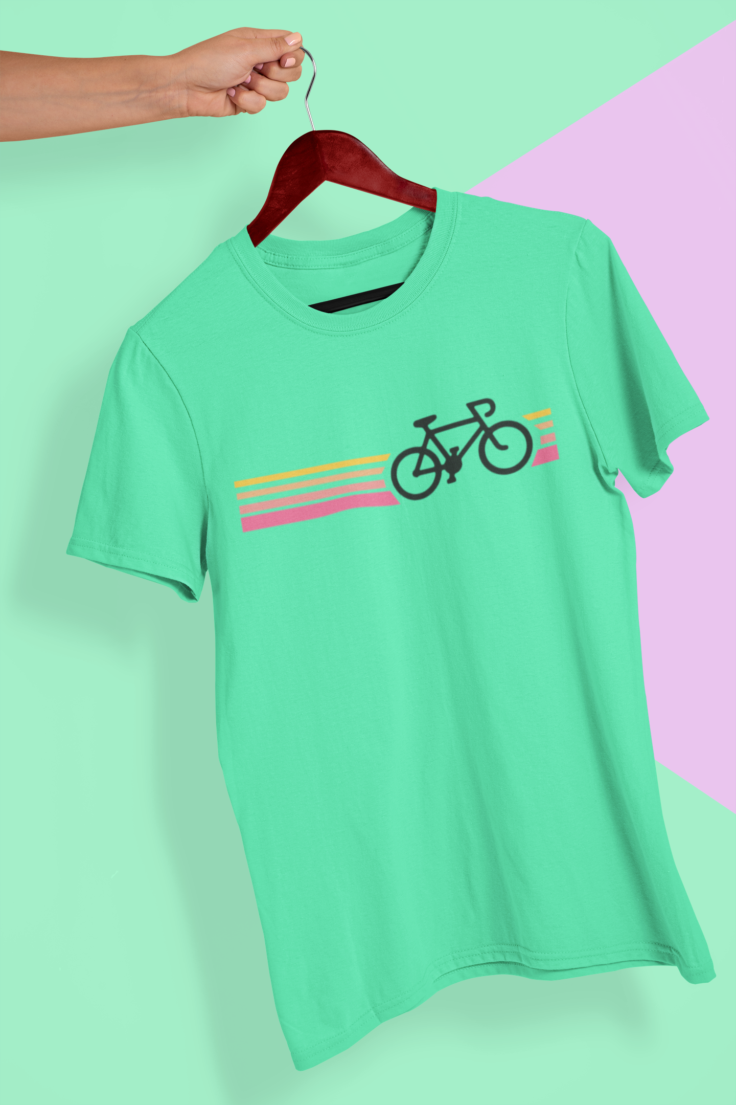 Cycle Women Half Sleeves T-shirt- FunkyTeesClub