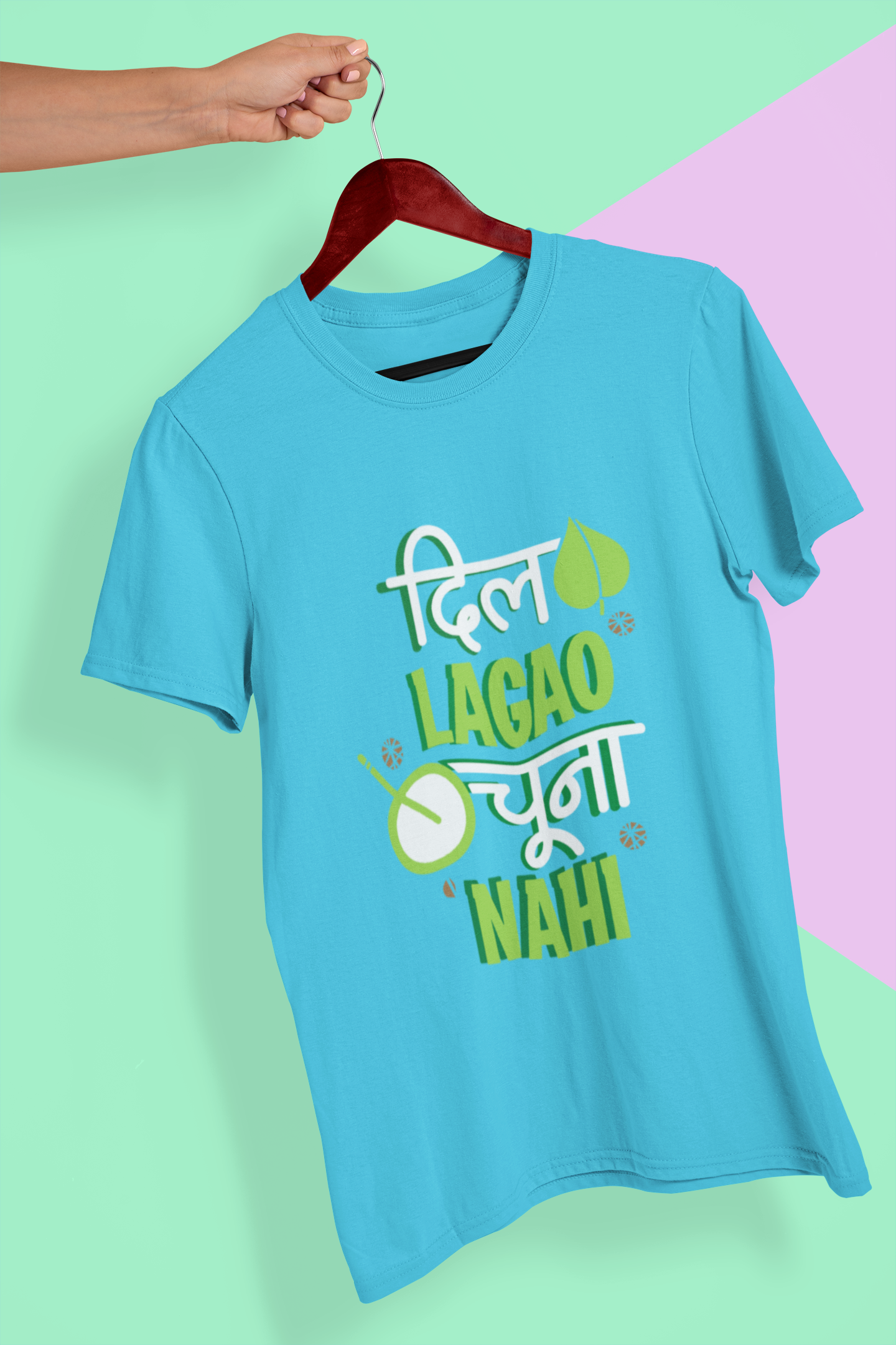 Dil Lagou Chuna Nahi Mens Half Sleeves T-shirt- FunkyTeesClub