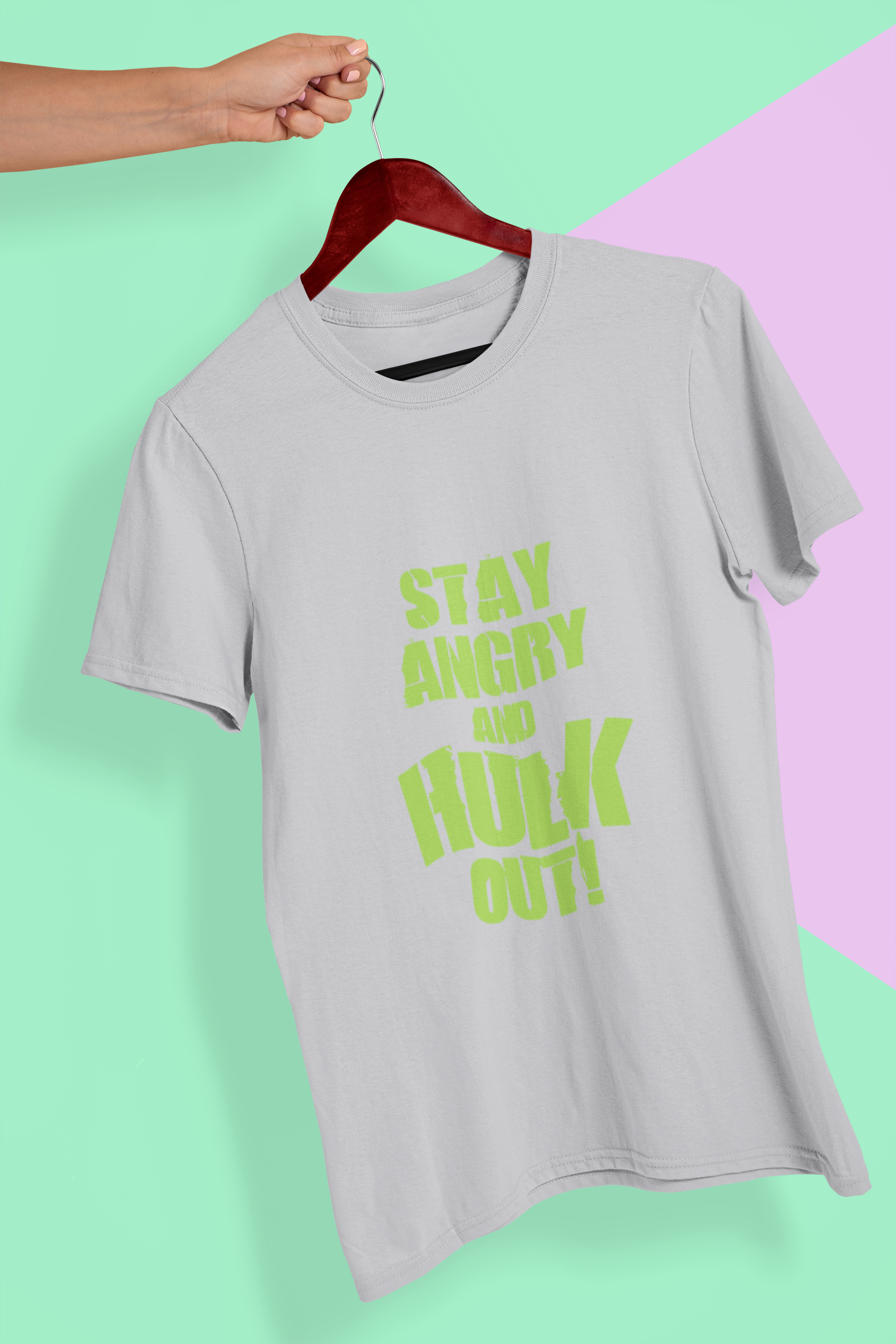 Hulk Out Mens Half Sleeves T-shirt- FunkyTeesClub