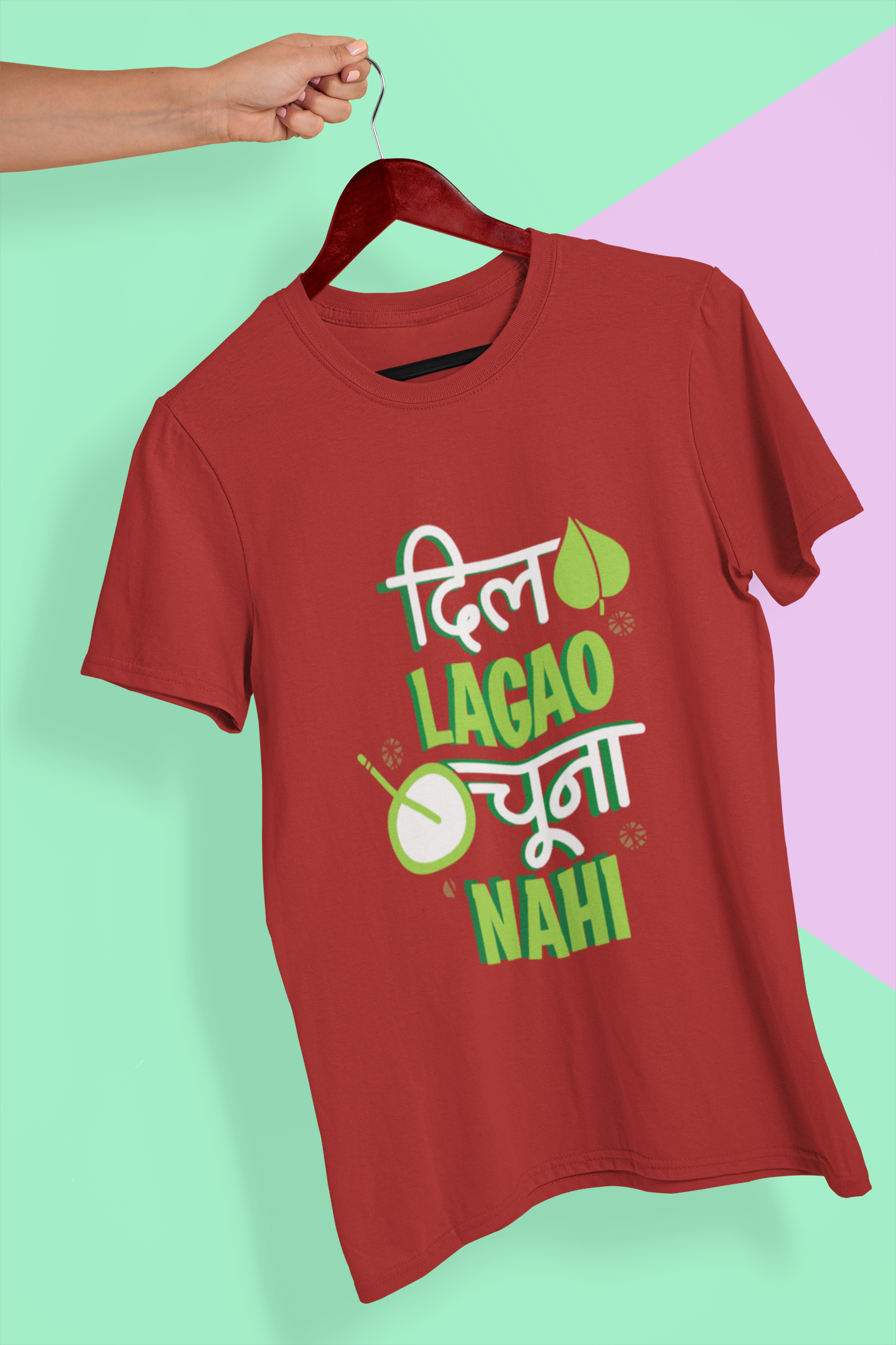 Dil Lagou Chuna Nahi Mens Half Sleeves T-shirt- FunkyTeesClub
