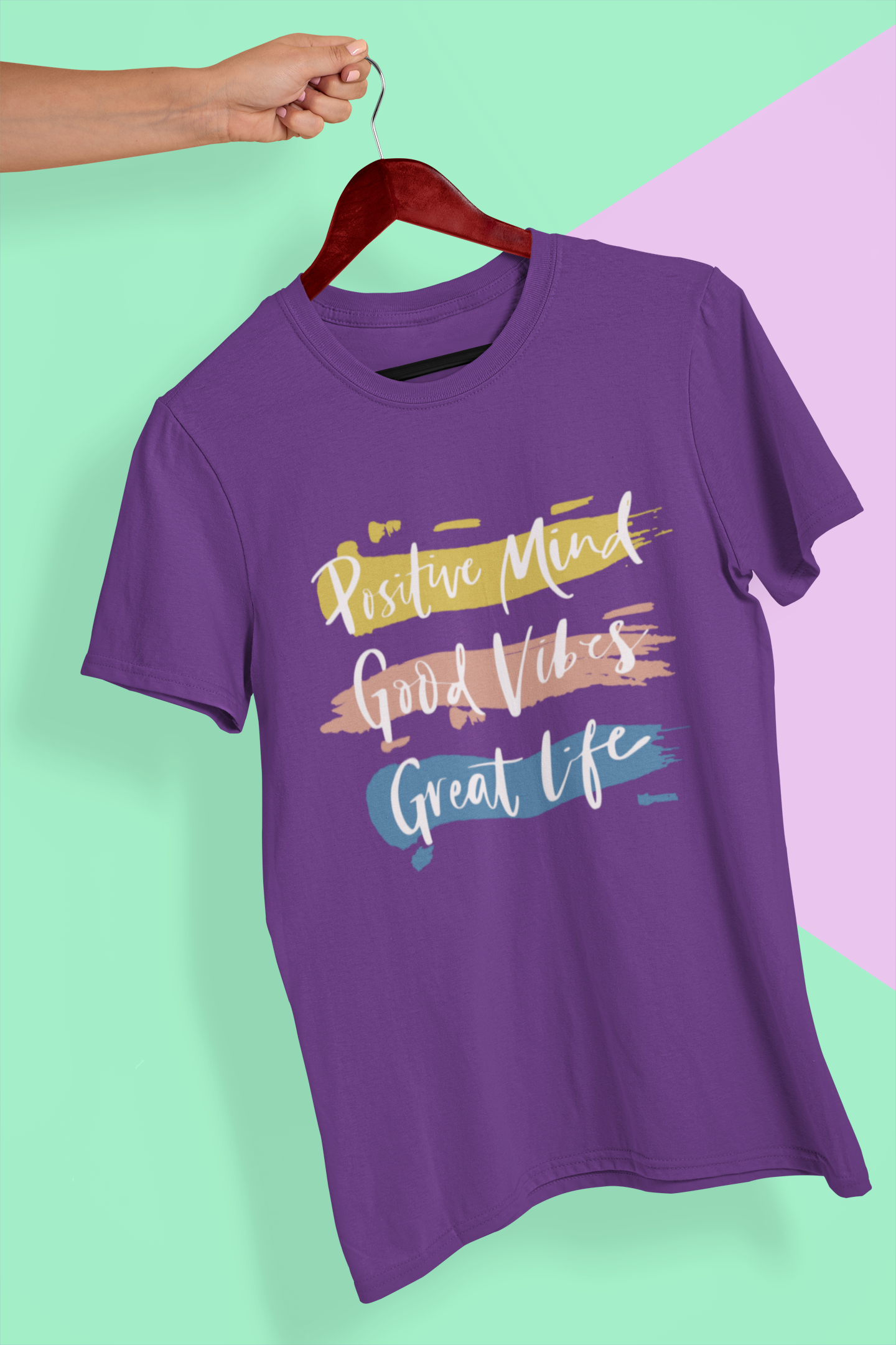 Good Vibes Mens Half Sleeves T-shirt- FunkyTeesClub