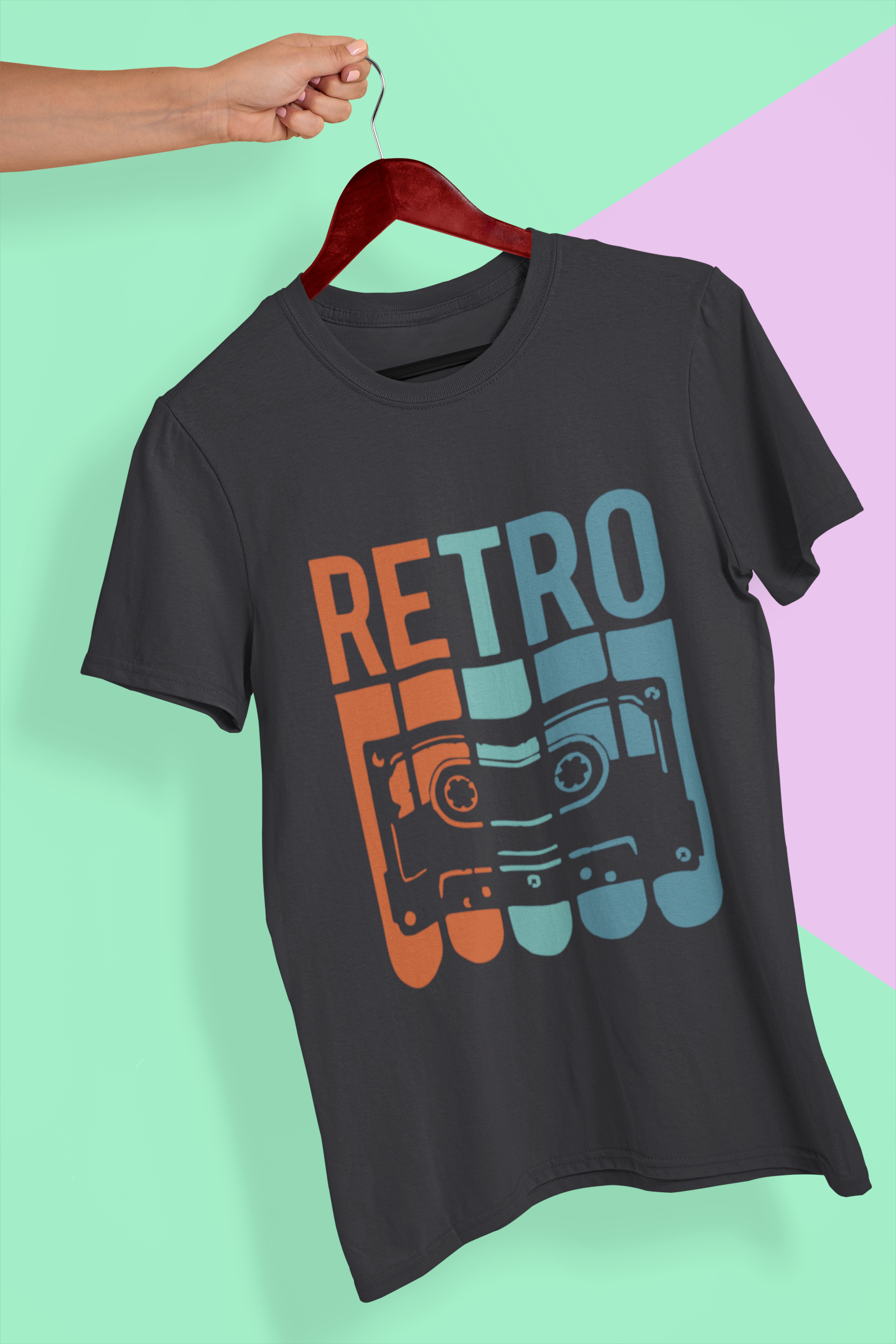 Retro Mens Half Sleeves T-shirt- FunkyTeesClub