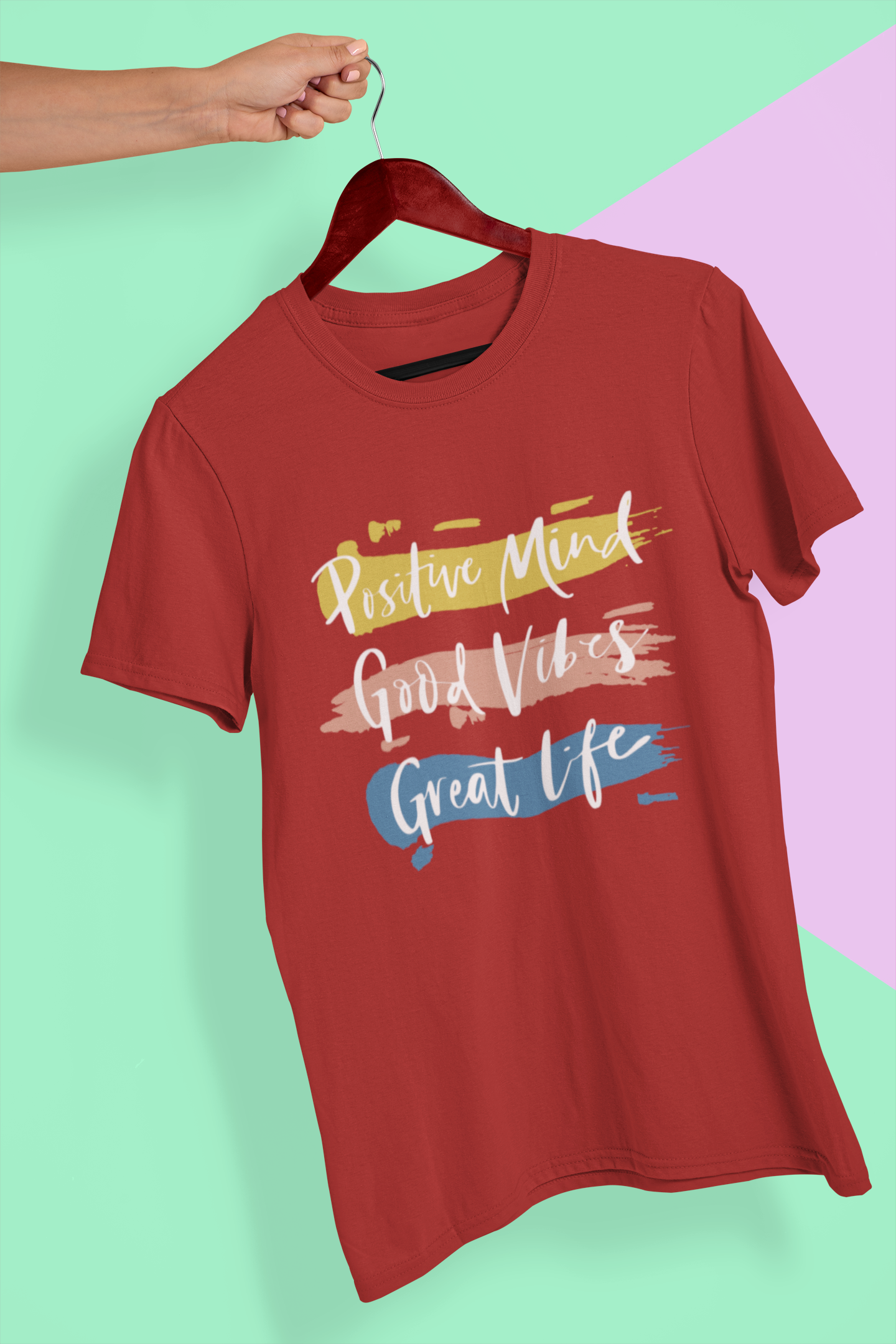Good Vibes Mens Half Sleeves T-shirt- FunkyTeesClub
