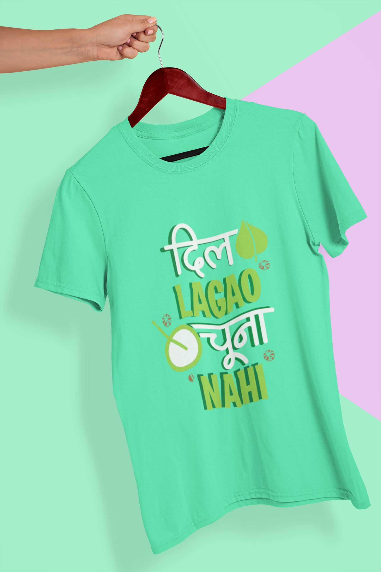 Dil Lagou Chuna Nahi Mens Half Sleeves T-shirt- FunkyTeesClub