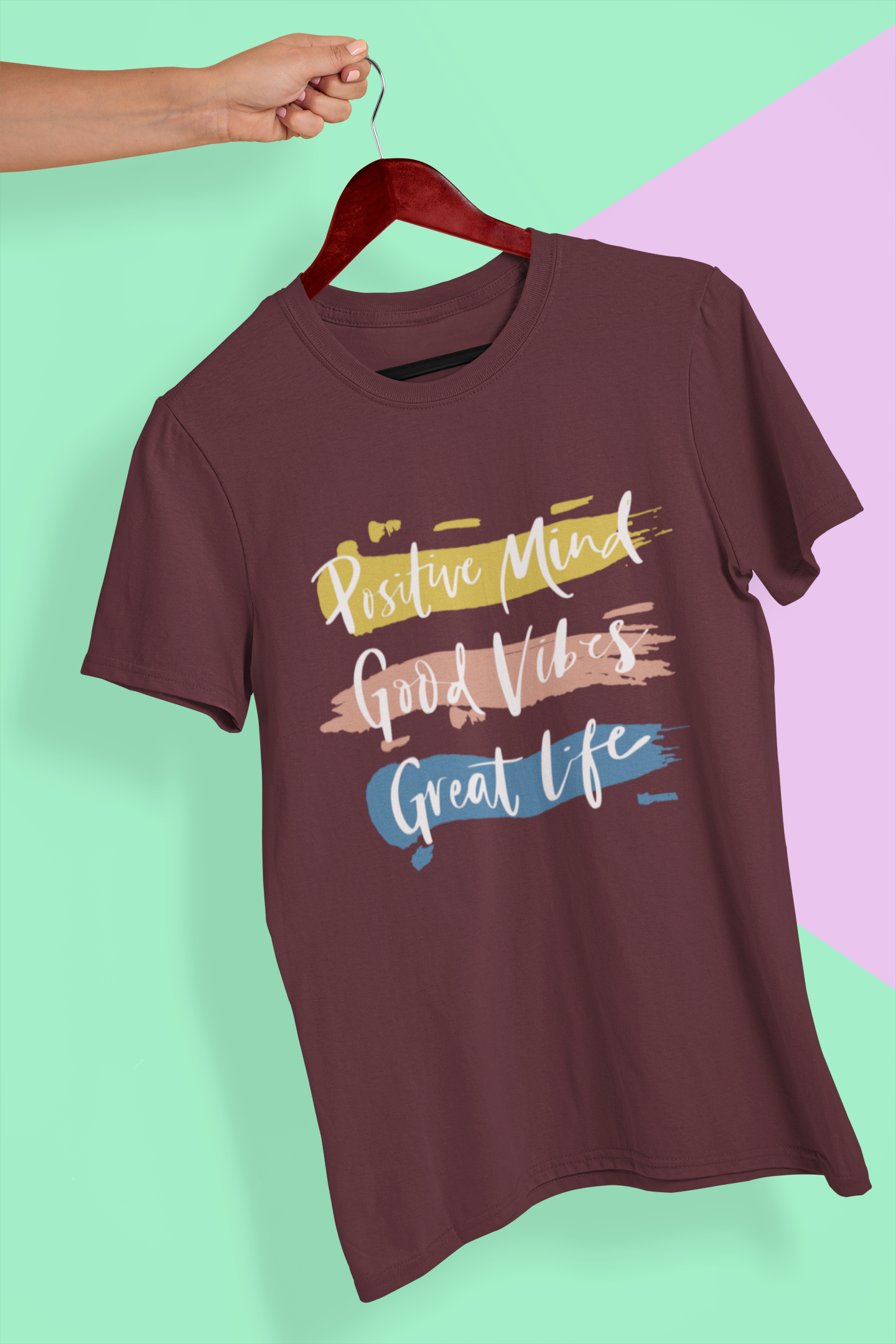 Good Vibes Mens Half Sleeves T-shirt- FunkyTeesClub
