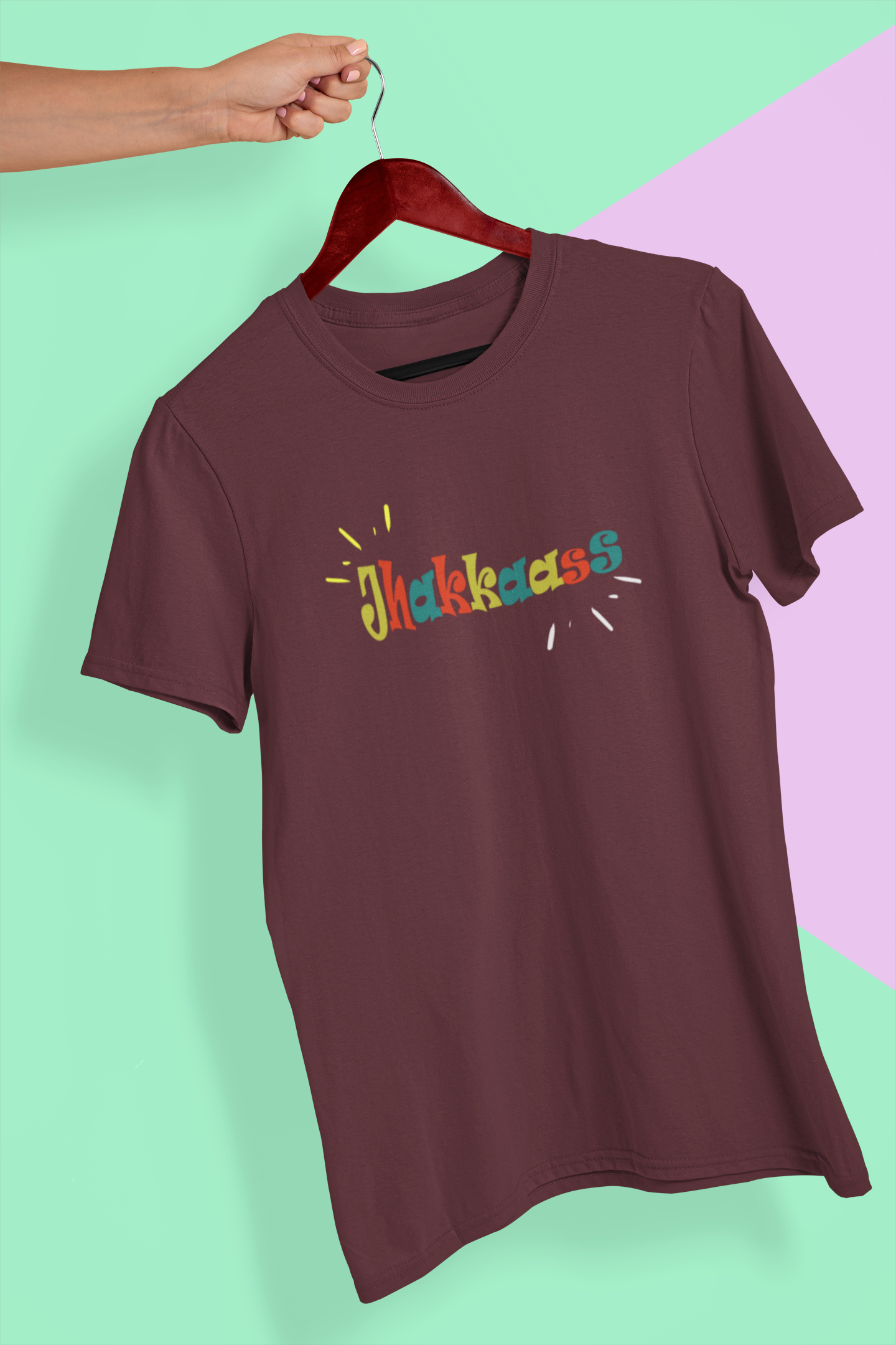 Jhakassas Women Half Sleeves T-shirt- FunkyTeesClub