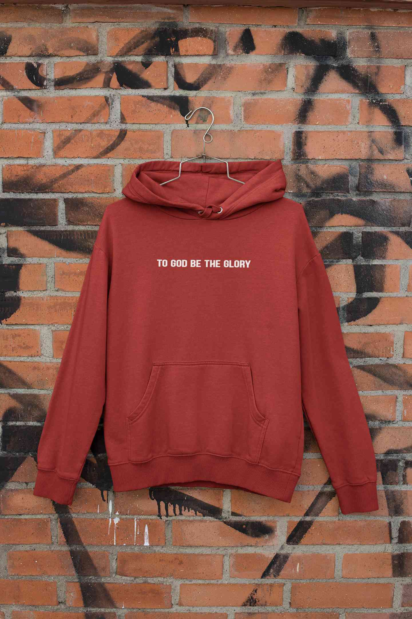 To God Be The Glory Minimals Men Hoodies-FunkyTeesClub