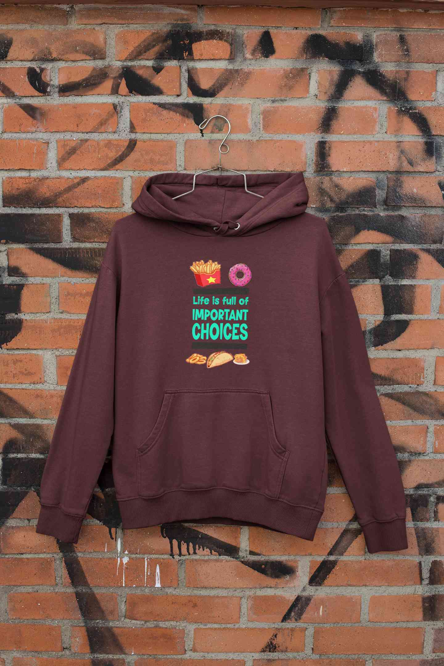 Sweet Choices Hoodies for Women-FunkyTeesClub
