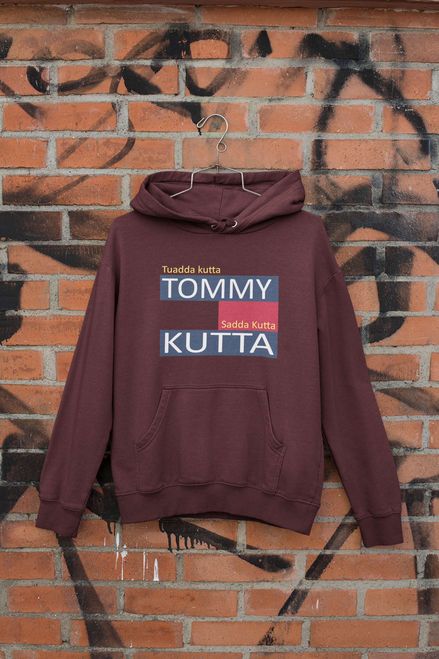 Tommy Kutta Desi Men Hoodies-FunkyTeesClub