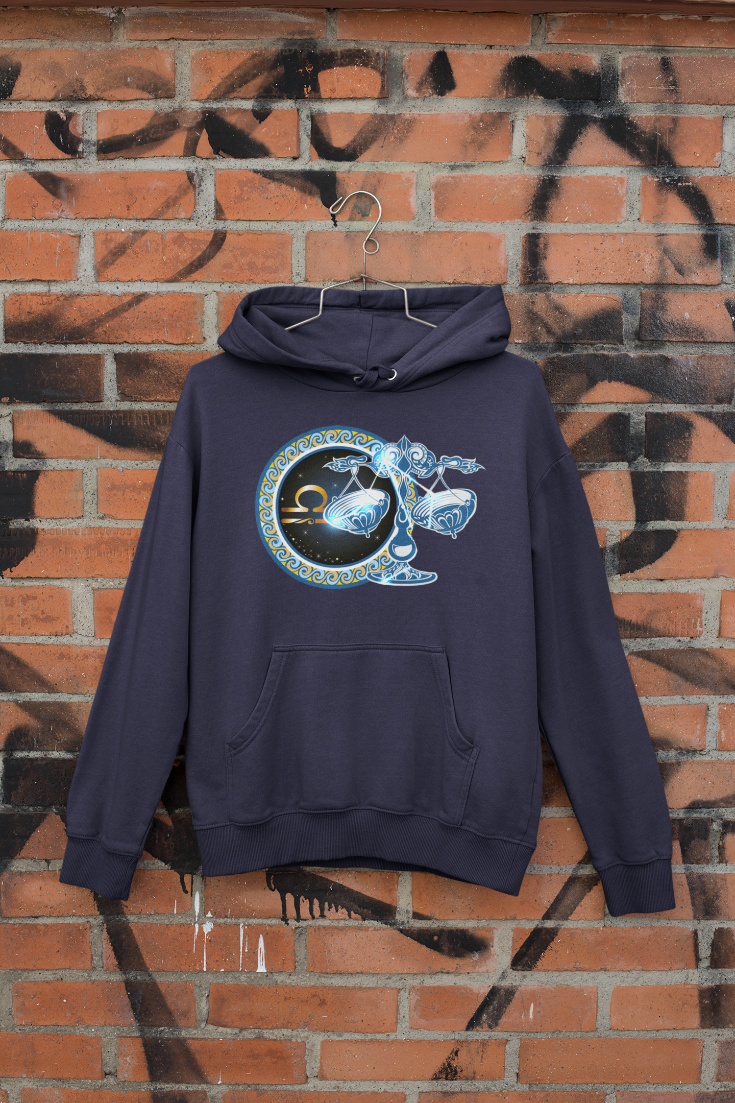 Libra Zodiac Sign Men Hoodies-FunkyTeesClub